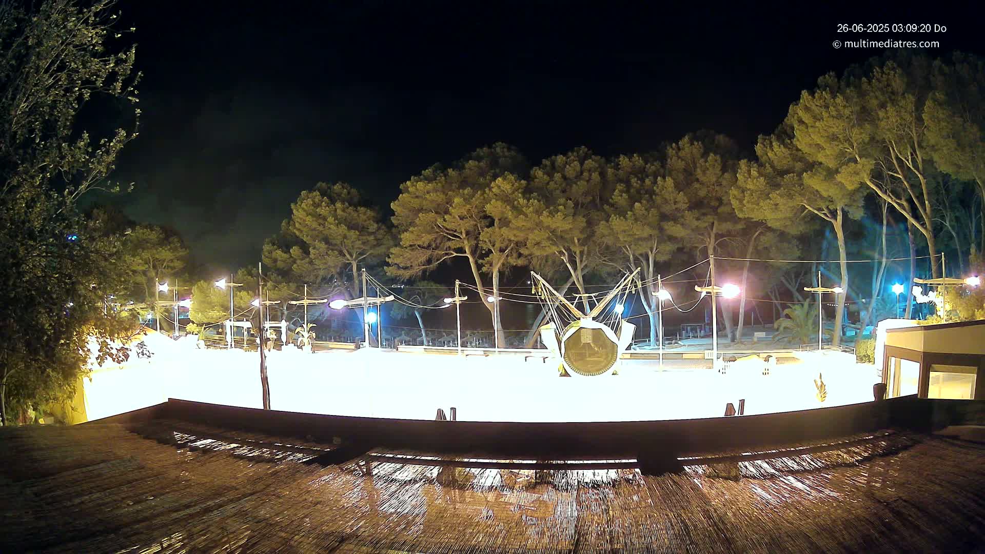 Paguera, Torà Beach Southwest from Red Rubber Duck Live Cam- Mallorca, Balearic Islands, Spain