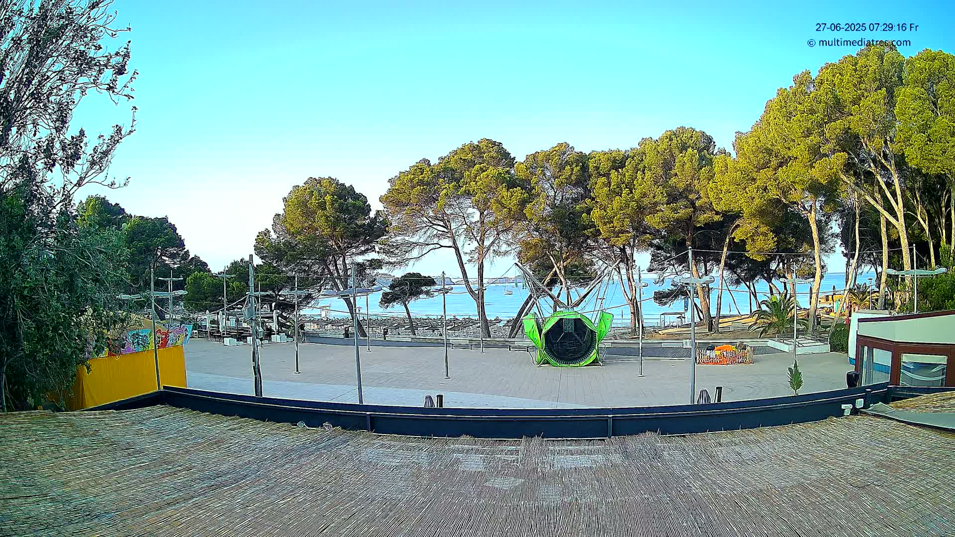 Paguera, Torà Beach Southwest from Red Rubber Duck Live Cam- Mallorca, Balearic Islands, Spain