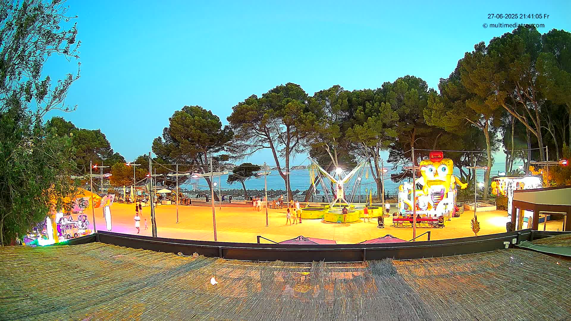 Paguera, Torà Beach Southwest from Red Rubber Duck Live Cam- Mallorca, Balearic Islands, Spain