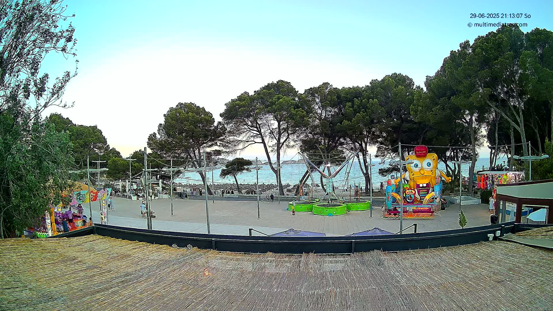 Paguera, Torà Beach Southwest from Red Rubber Duck Live Cam- Mallorca, Balearic Islands, Spain