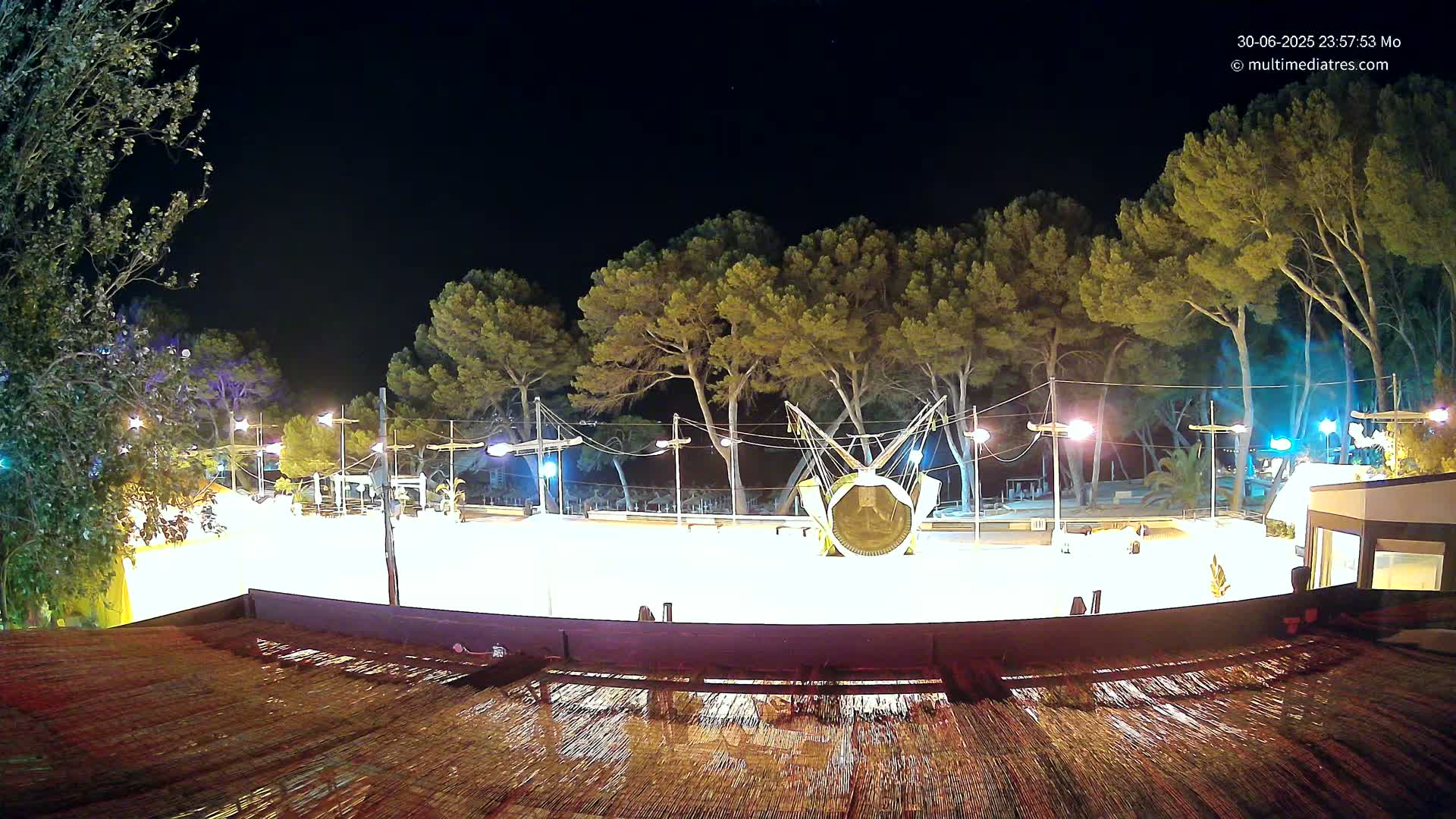 Paguera, Torà Beach Southwest from Red Rubber Duck Live Cam- Mallorca, Balearic Islands, Spain