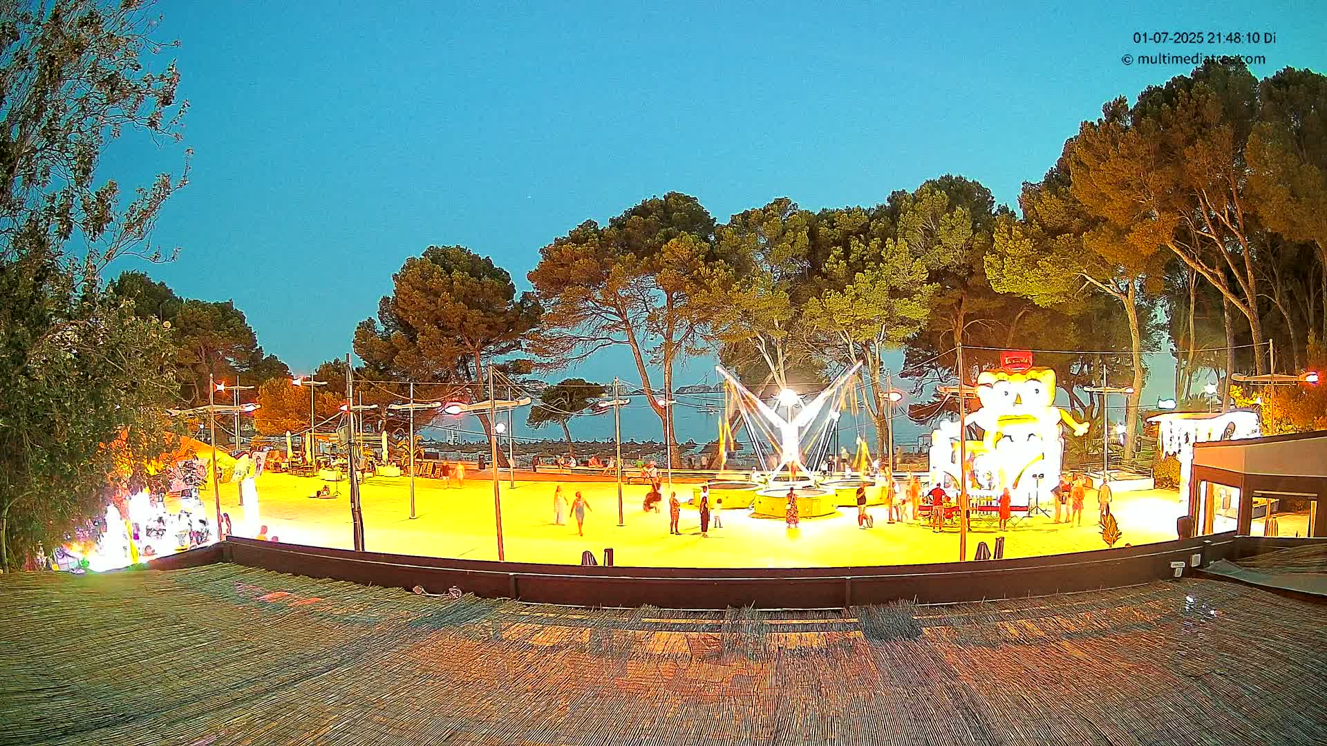 Paguera, Torà Beach Southwest from Red Rubber Duck Live Cam- Mallorca, Balearic Islands, Spain