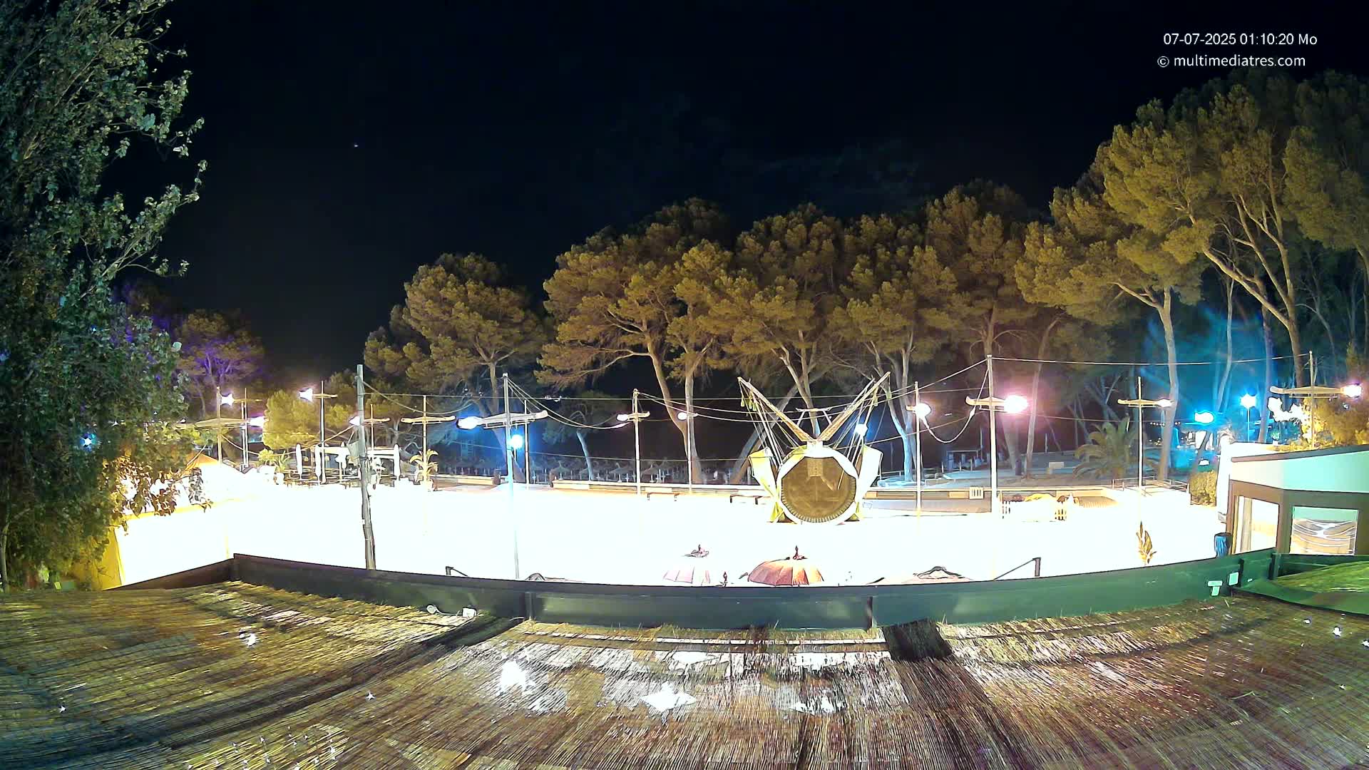 Paguera, Torà Beach Southwest from Red Rubber Duck Live Cam- Mallorca, Balearic Islands, Spain