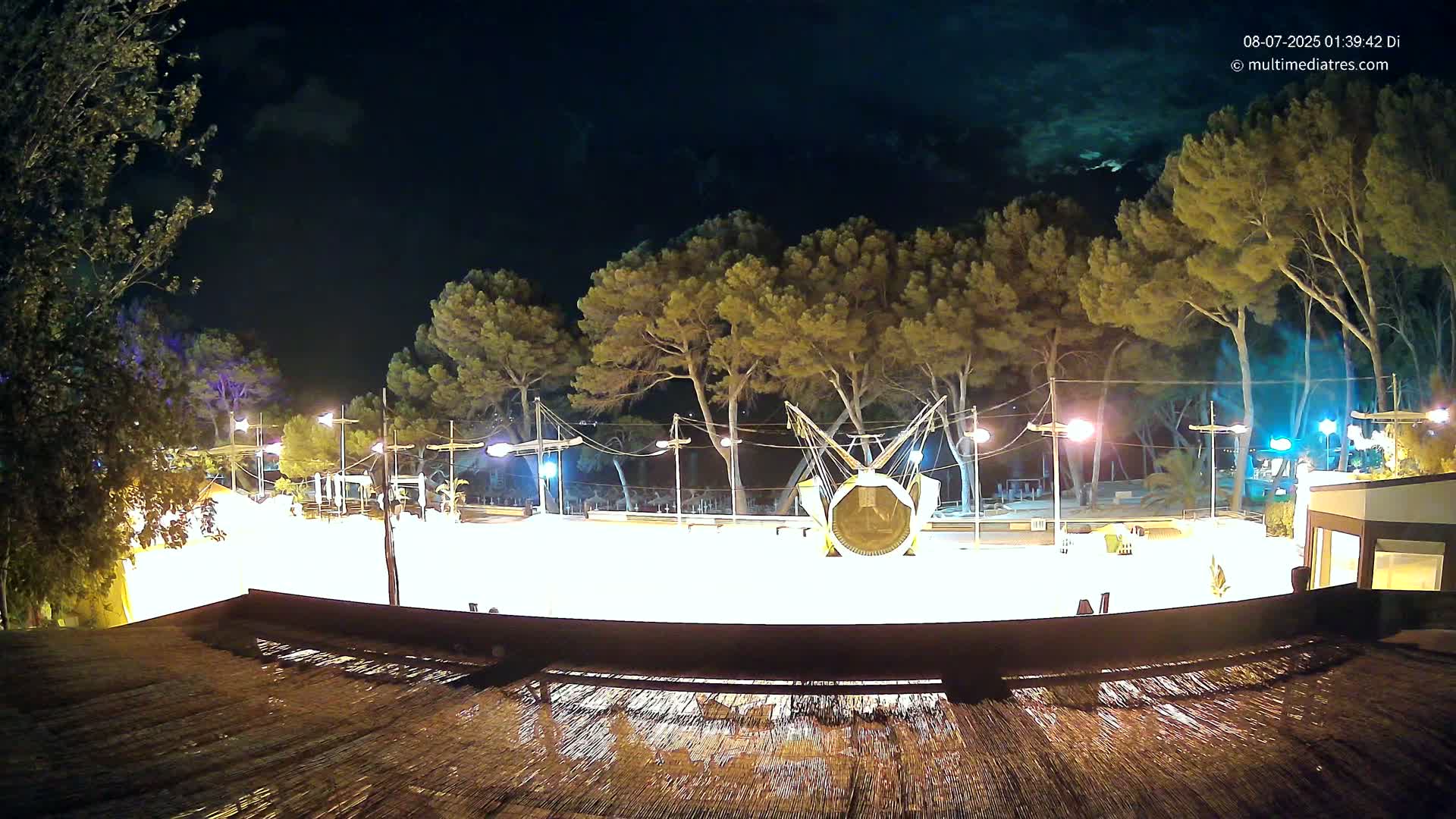 Paguera, Torà Beach Southwest from Red Rubber Duck Live Cam- Mallorca, Balearic Islands, Spain