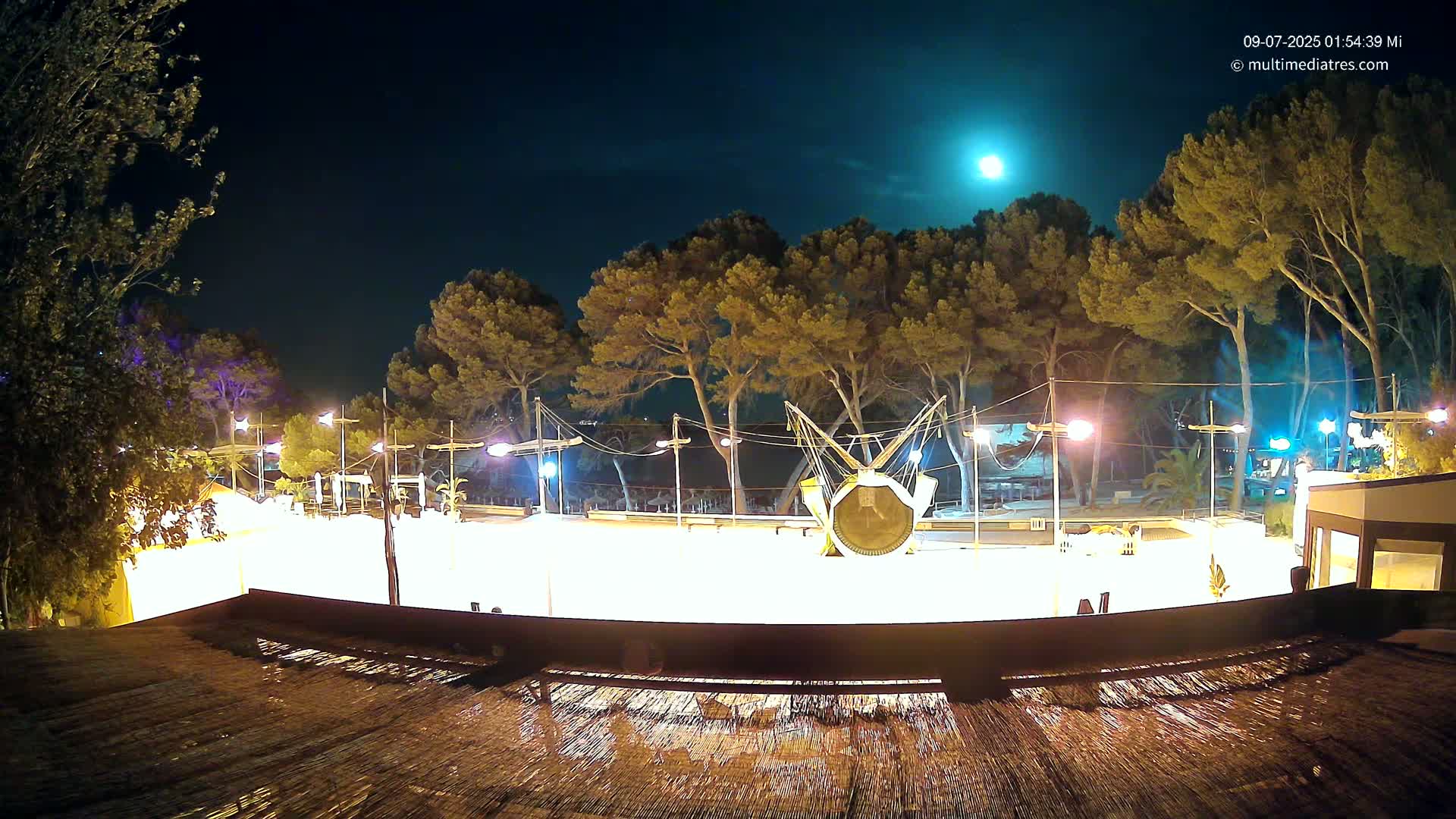 Paguera, Torà Beach Southwest from Red Rubber Duck Live Cam- Mallorca, Balearic Islands, Spain