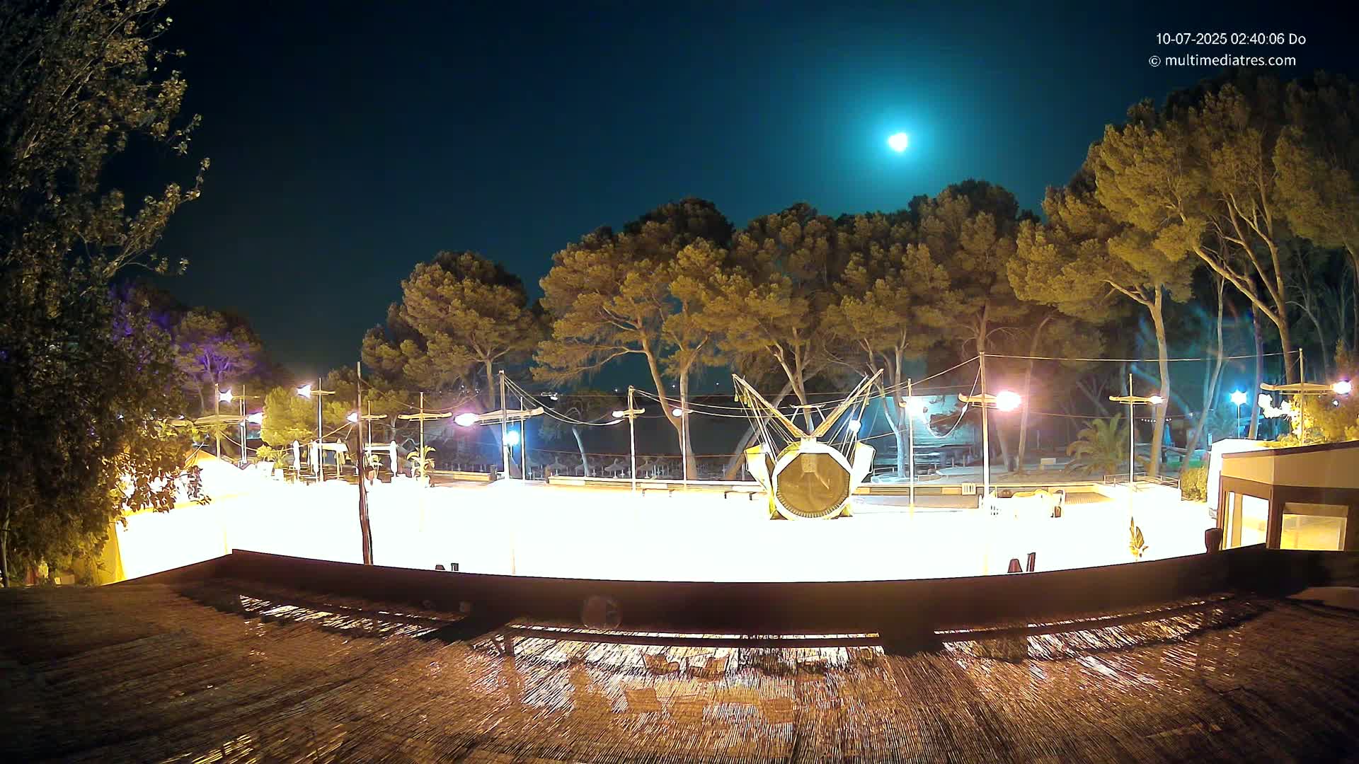 Paguera, Torà Beach Southwest from Red Rubber Duck Live Cam- Mallorca, Balearic Islands, Spain