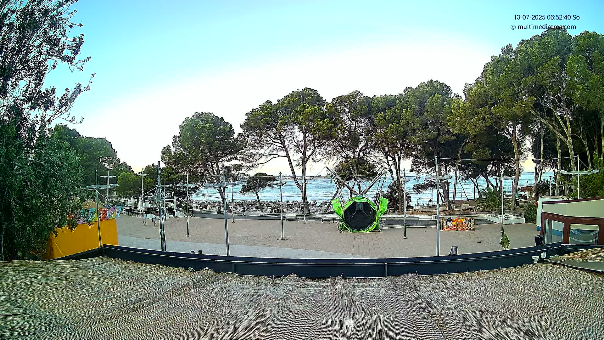 Paguera, Torà Beach Southwest from Red Rubber Duck Live Cam- Mallorca, Balearic Islands, Spain