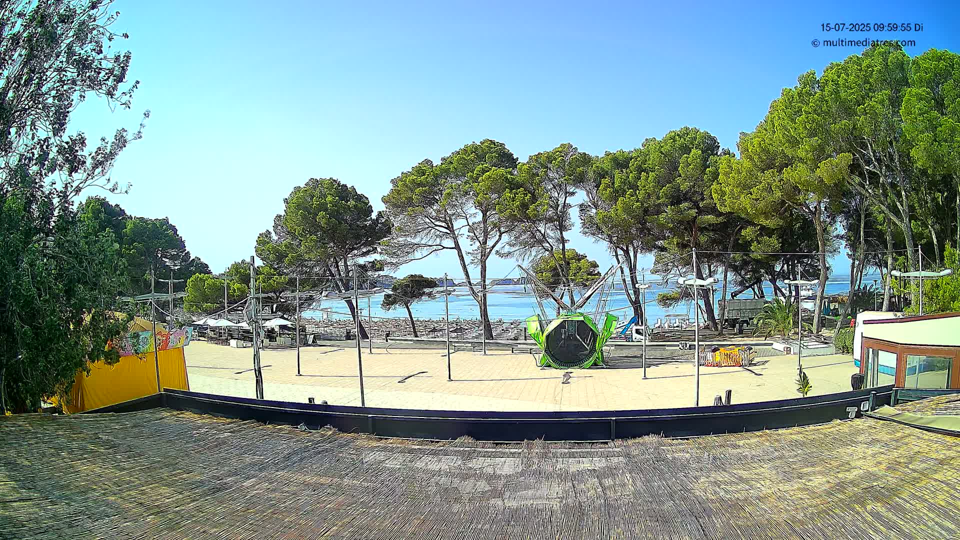 Paguera, Torà Beach Southwest from Red Rubber Duck Live Cam- Mallorca, Balearic Islands, Spain