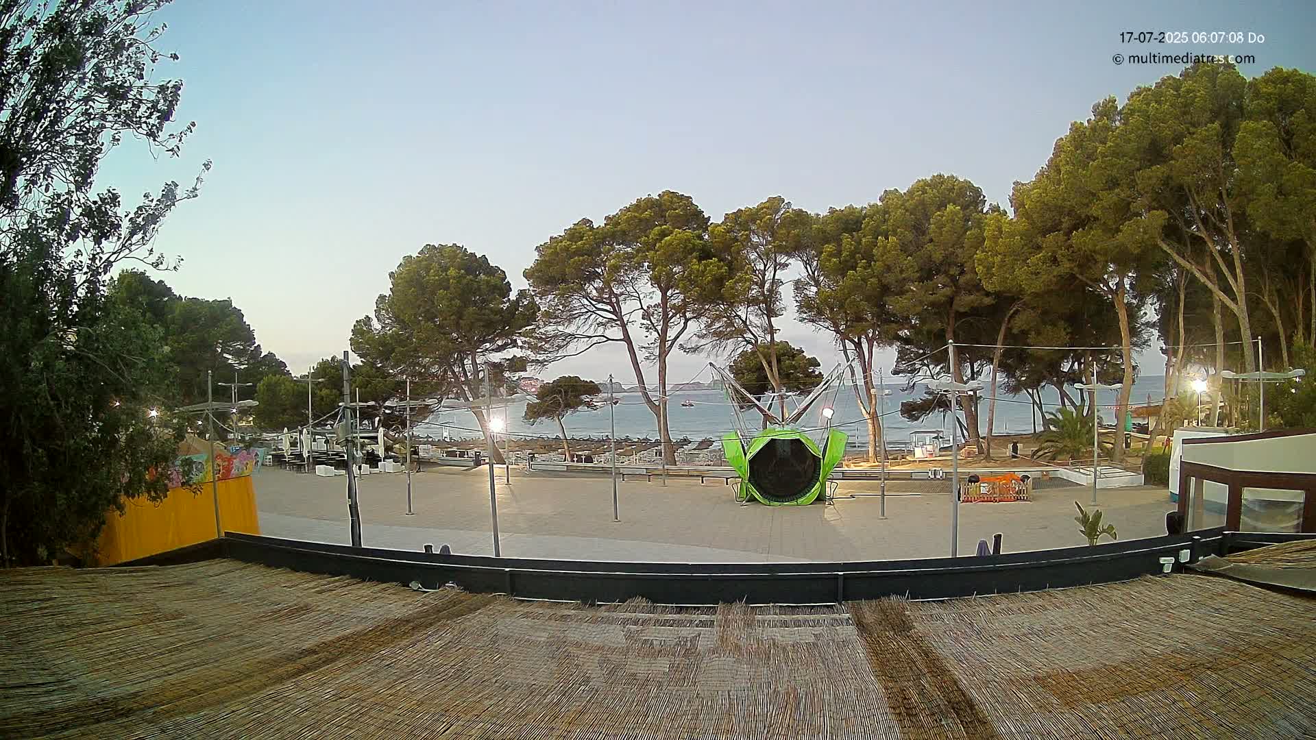 Paguera, Torà Beach Southwest from Red Rubber Duck Live Cam- Mallorca, Balearic Islands, Spain
