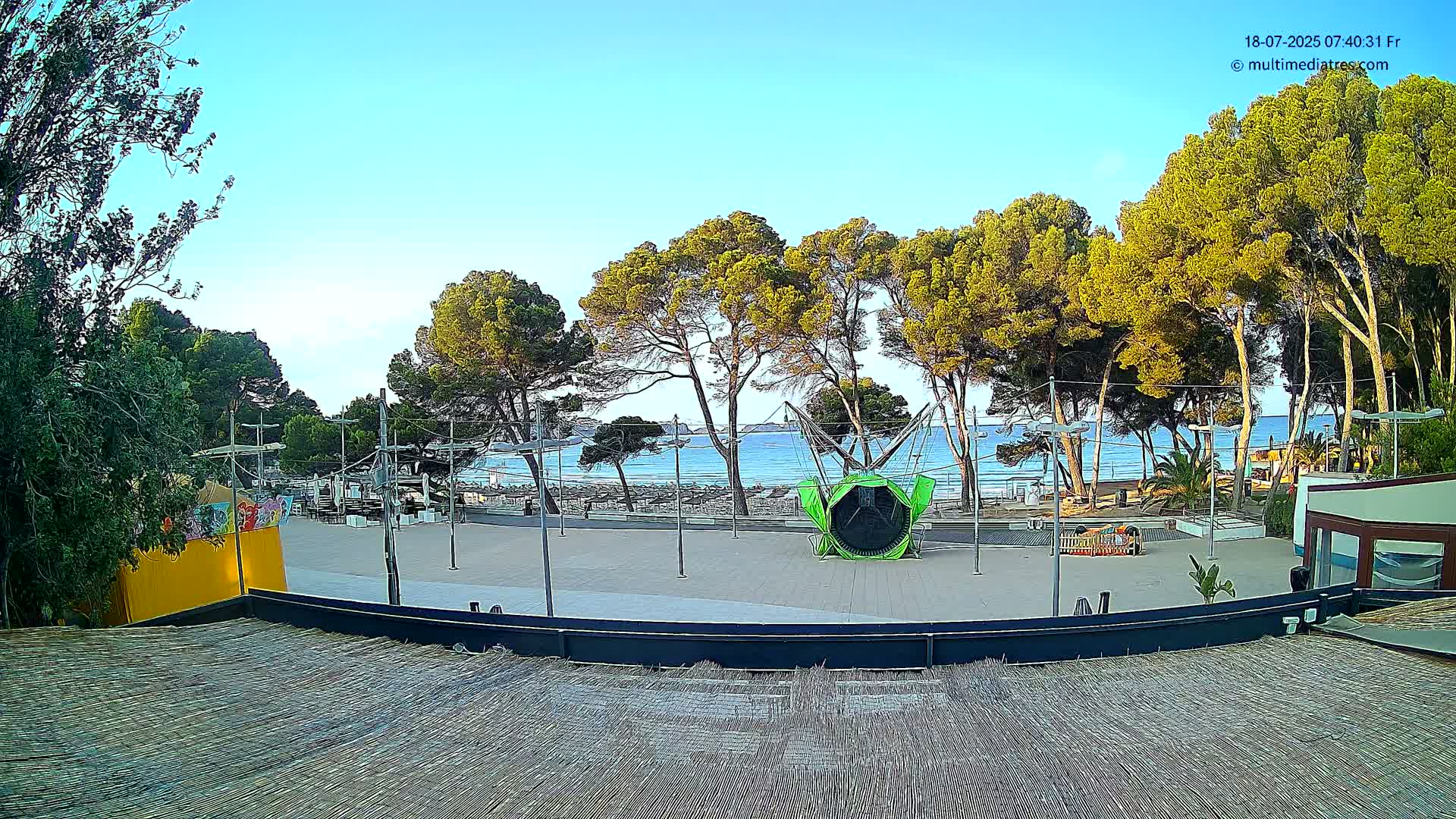 Paguera, Torà Beach Southwest from Red Rubber Duck Live Cam- Mallorca, Balearic Islands, Spain
