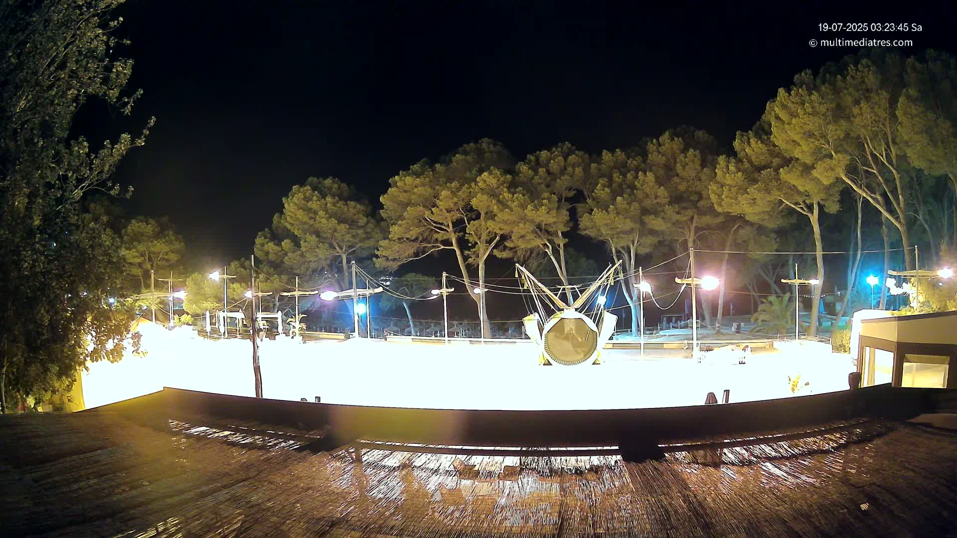 Paguera, Torà Beach Southwest from Red Rubber Duck Live Cam- Mallorca, Balearic Islands, Spain