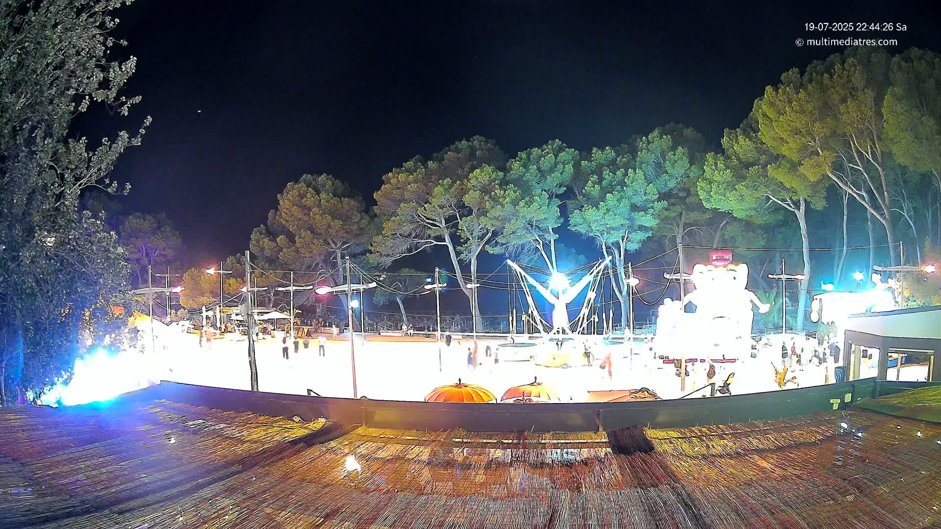 Paguera, Torà Beach Southwest from Red Rubber Duck Live Cam- Mallorca, Balearic Islands, Spain