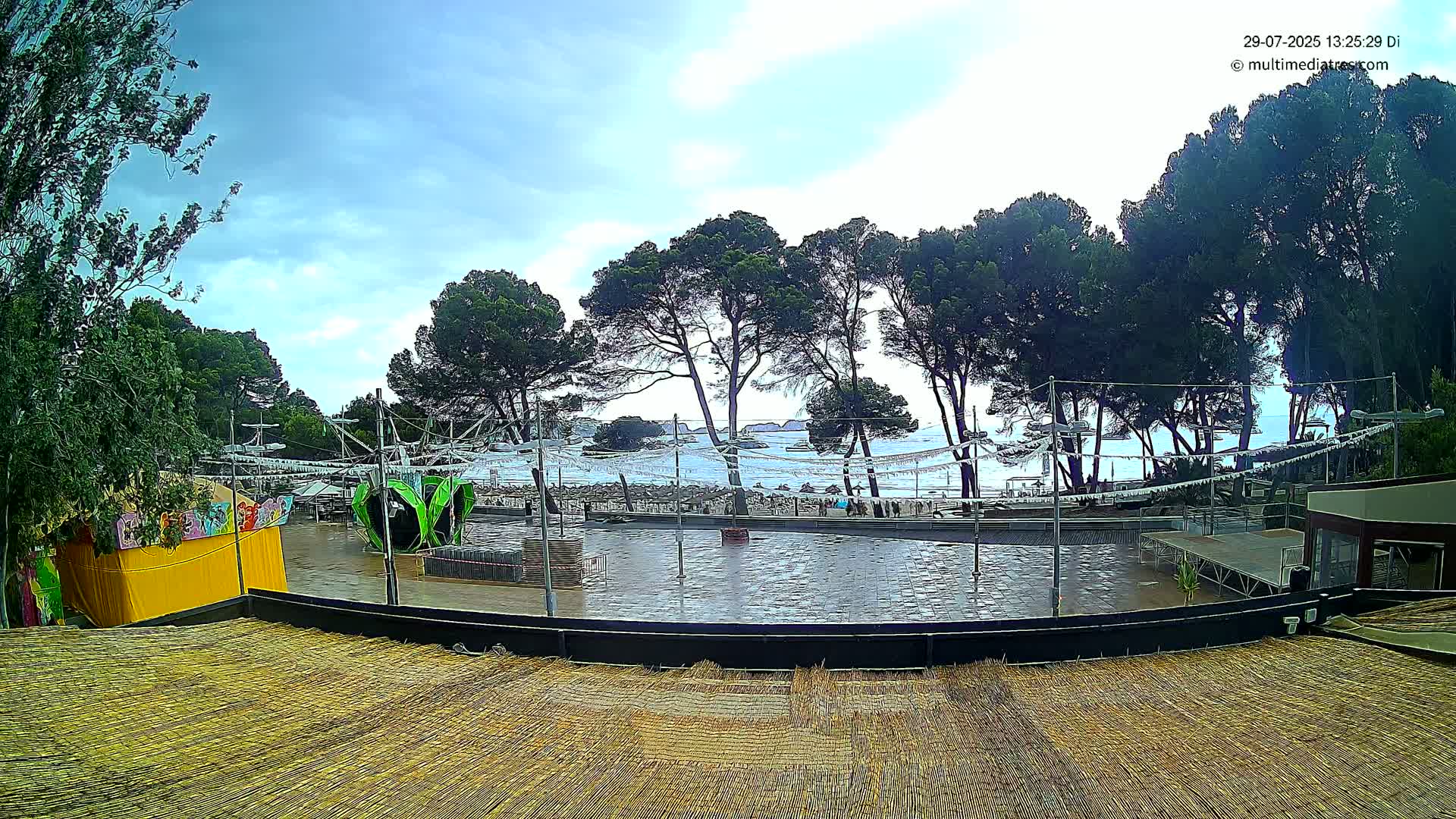 Paguera, Torà Beach Southwest from Red Rubber Duck Live Cam- Mallorca, Balearic Islands, Spain