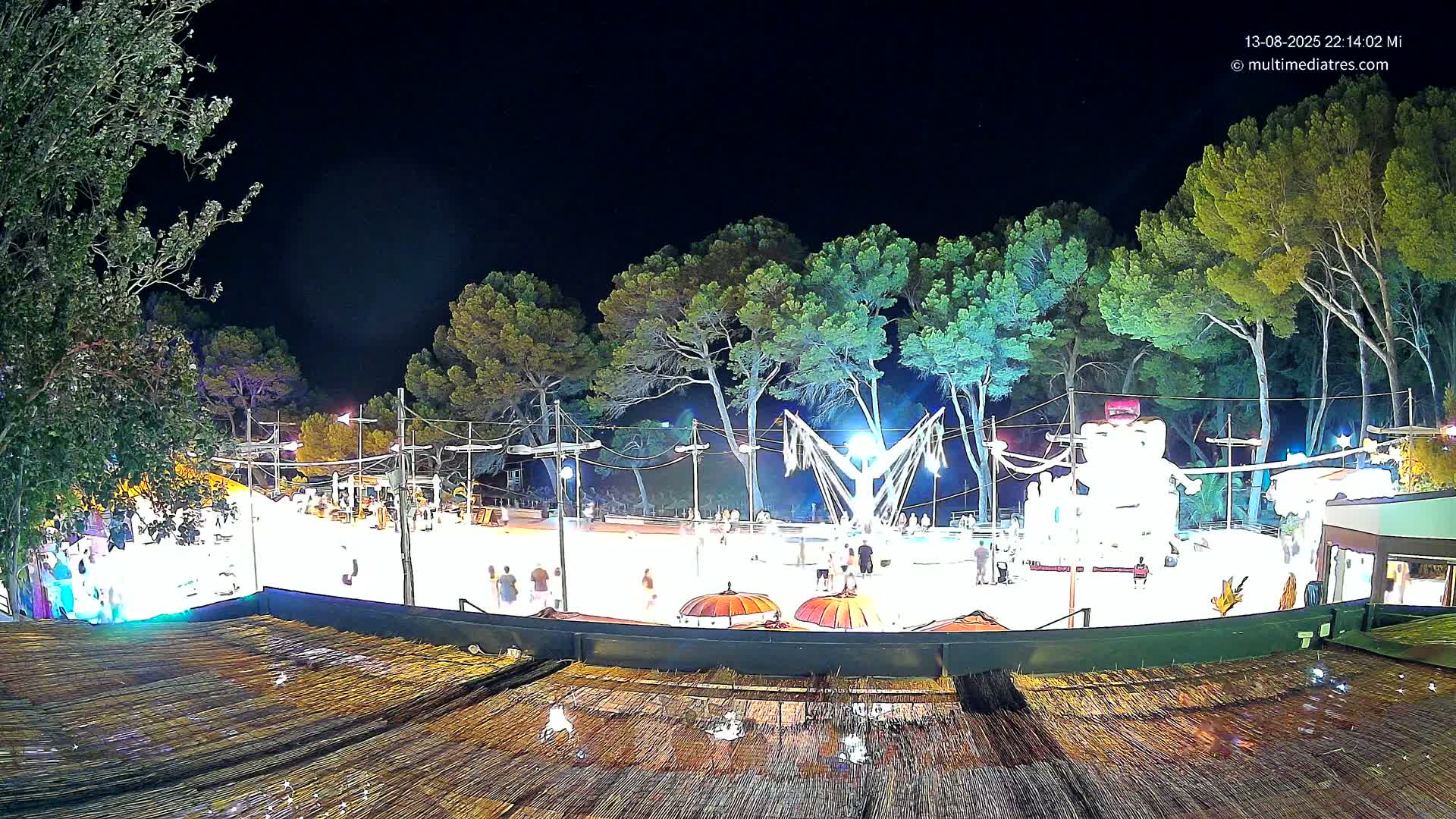 Paguera, Torà Beach Southwest from Red Rubber Duck Live Cam- Mallorca, Balearic Islands, Spain