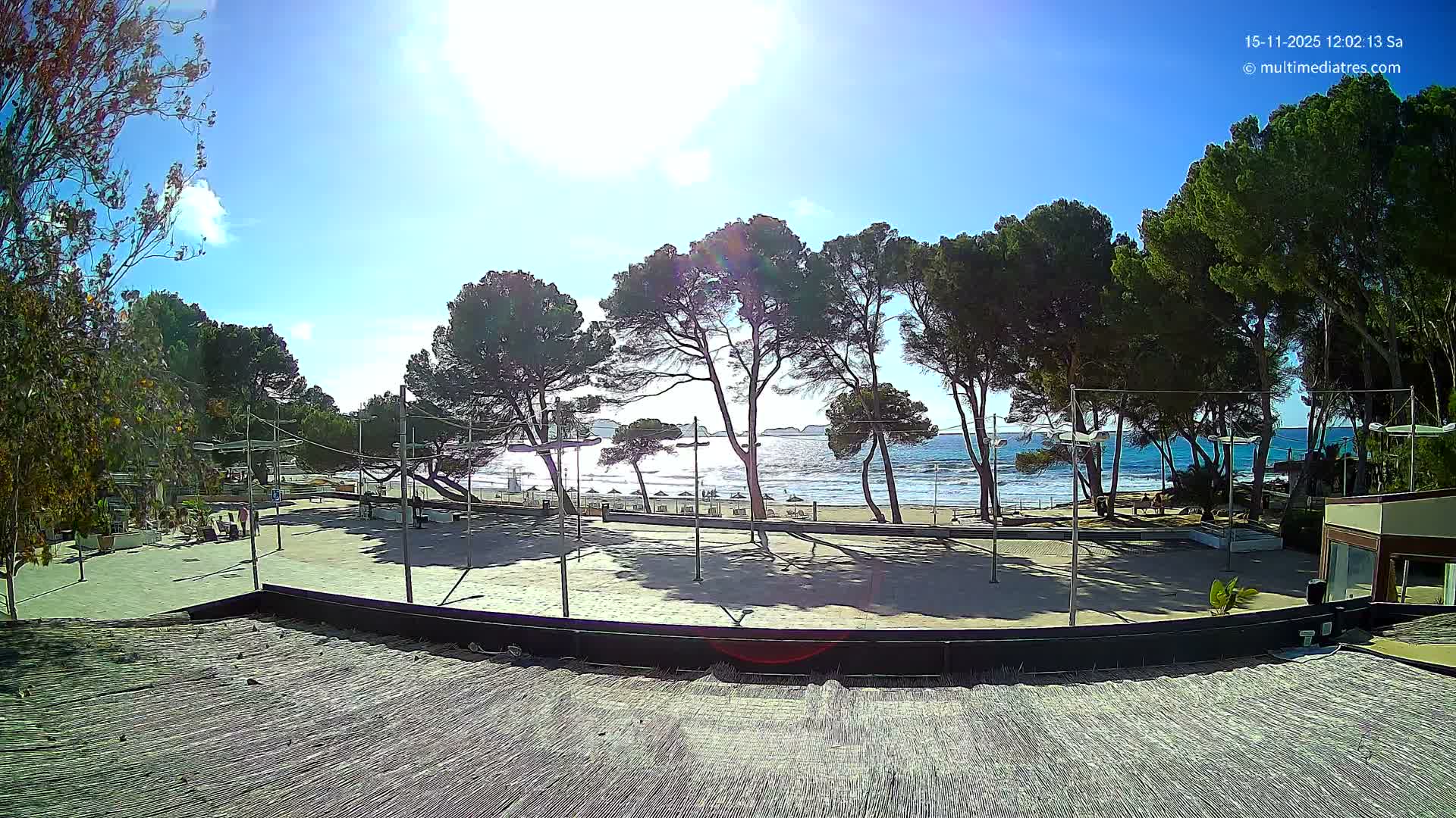 Paguera, Torà Beach Southwest from Red Rubber Duck Live Cam- Mallorca, Balearic Islands, Spain