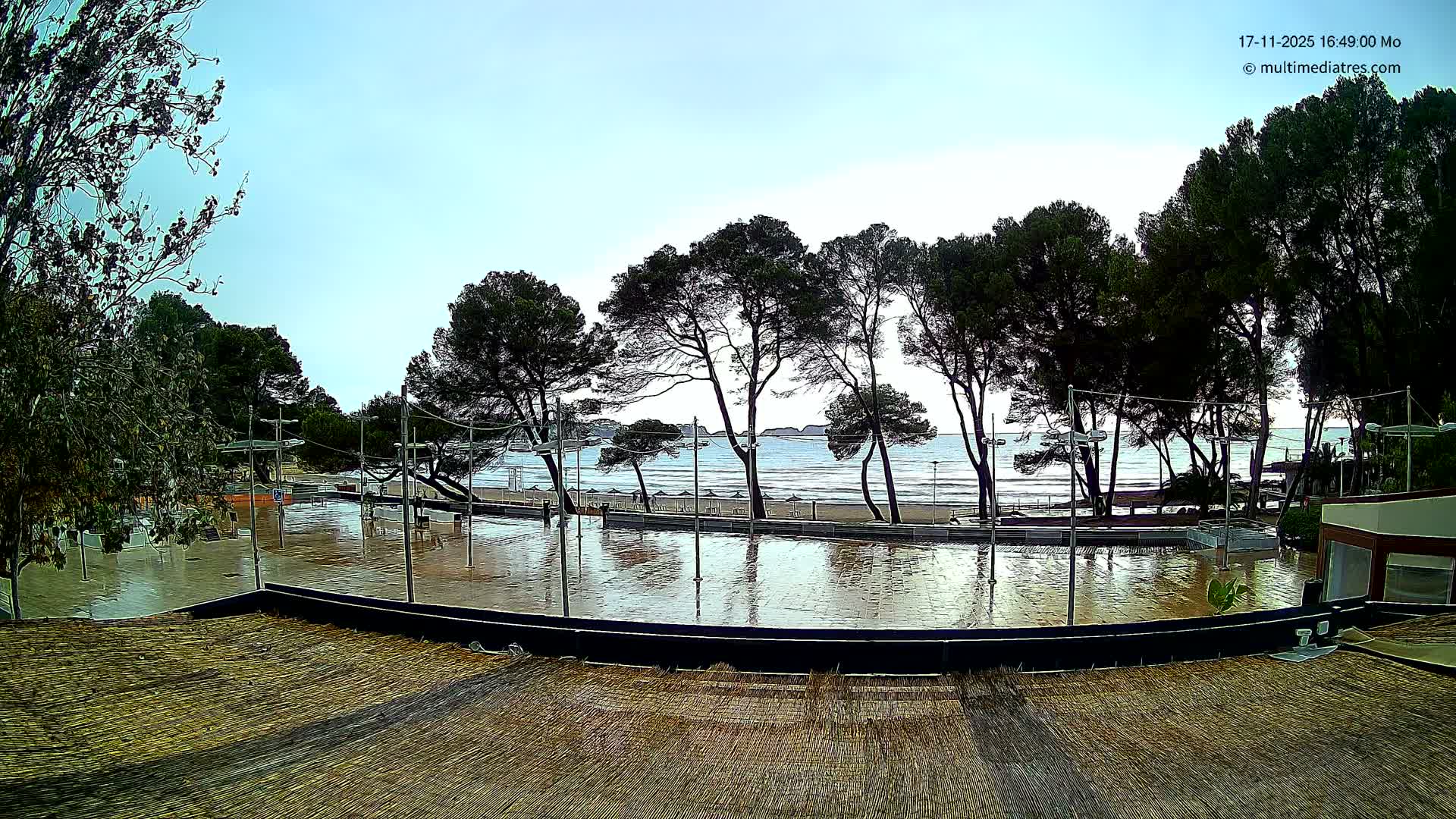 Paguera, Torà Beach Southwest from Red Rubber Duck Live Cam- Mallorca, Balearic Islands, Spain