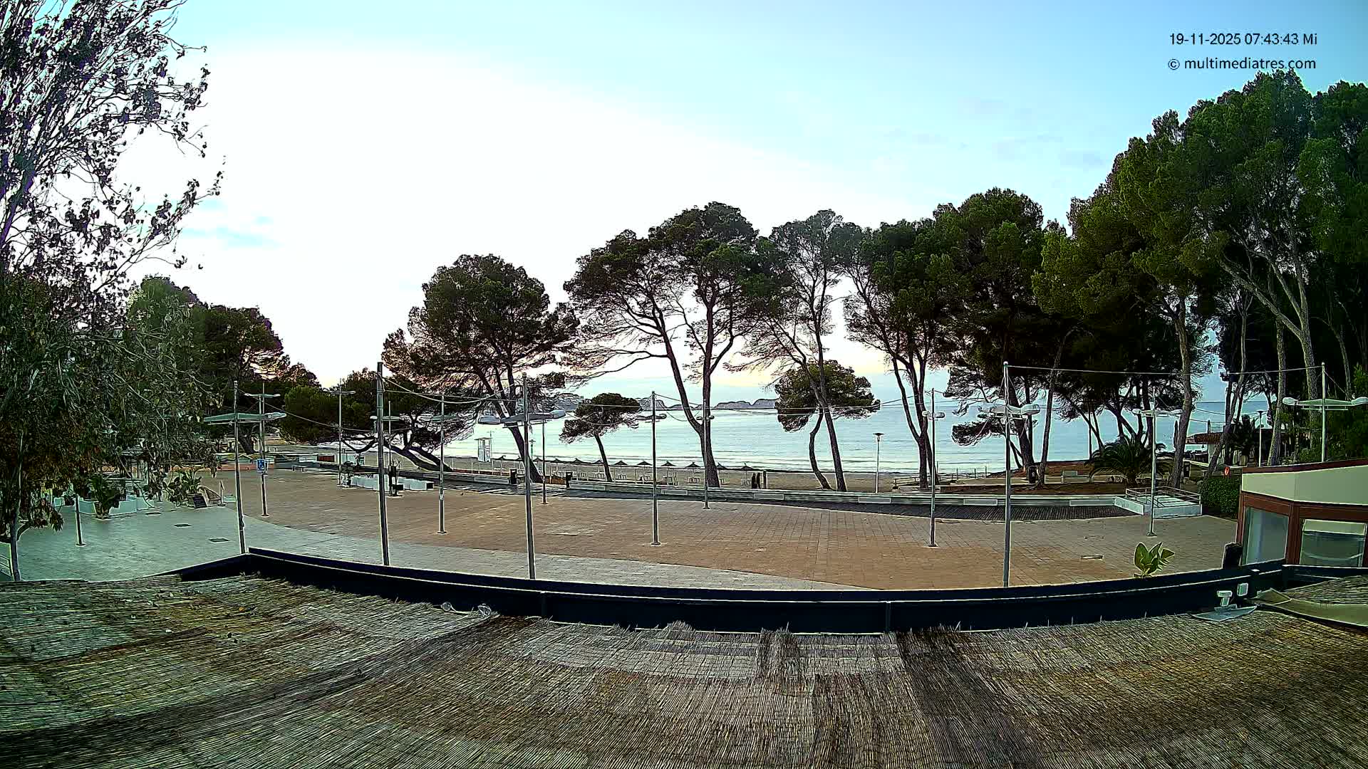 Paguera, Torà Beach Southwest from Red Rubber Duck Live Cam- Mallorca, Balearic Islands, Spain