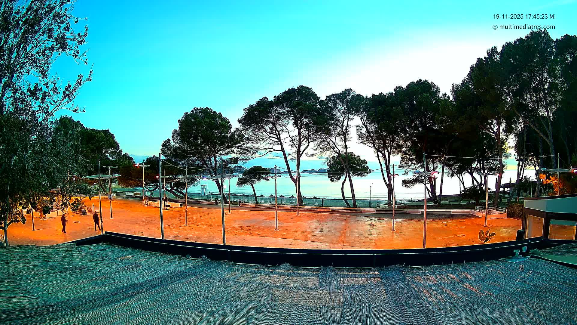 Paguera, Torà Beach Southwest from Red Rubber Duck Live Cam- Mallorca, Balearic Islands, Spain