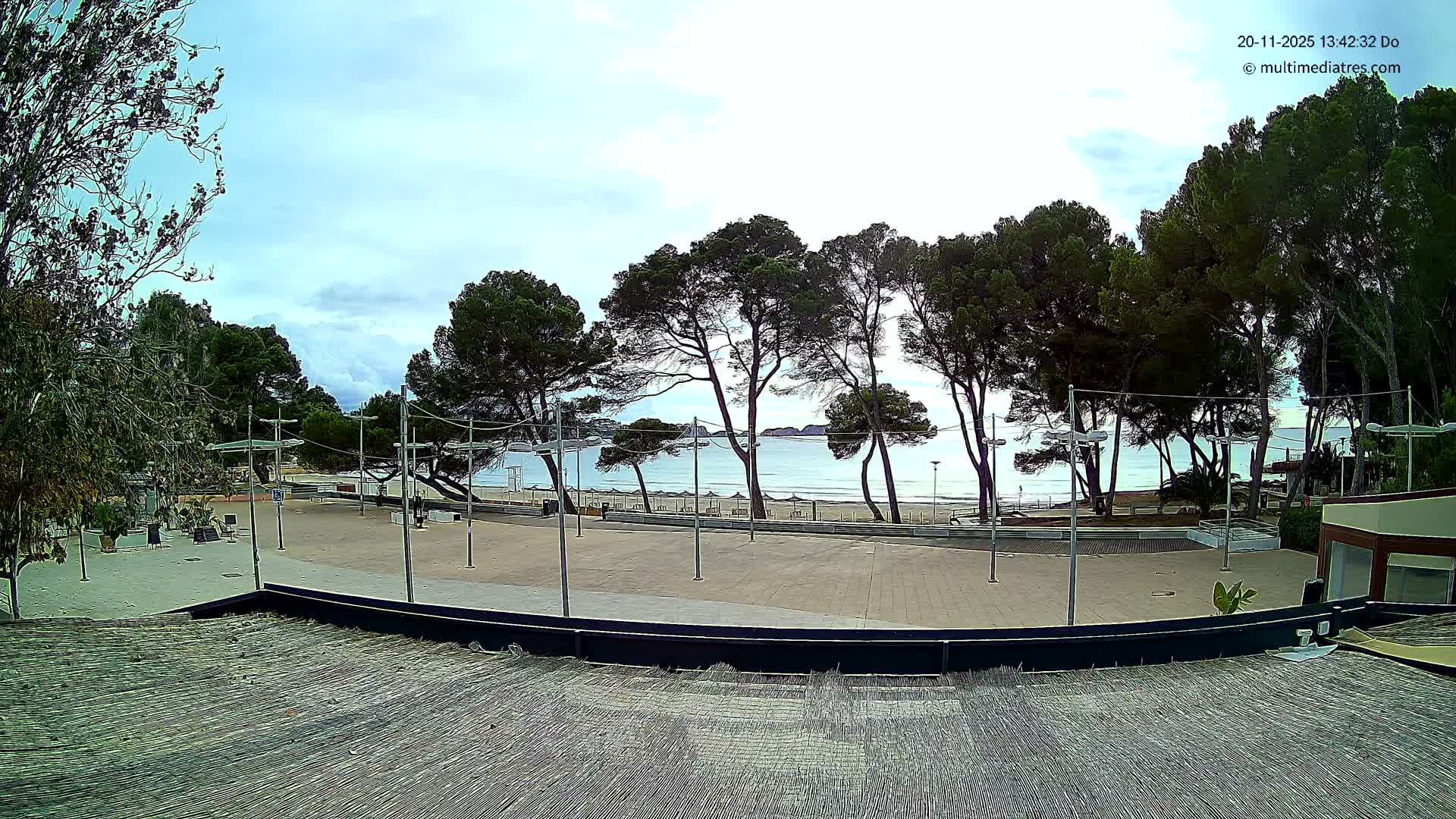 Paguera, Torà Beach Southwest from Red Rubber Duck Live Cam- Mallorca, Balearic Islands, Spain