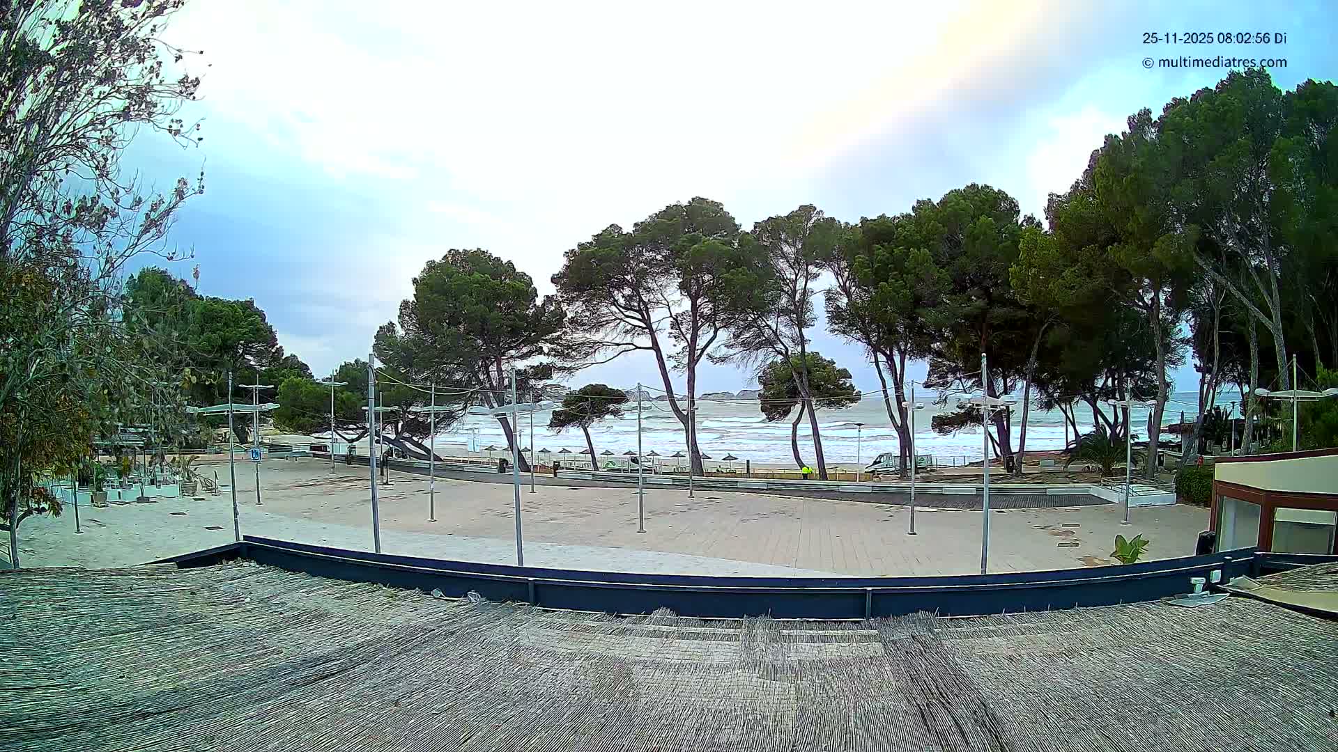 Paguera, Torà Beach Southwest from Red Rubber Duck Live Cam- Mallorca, Balearic Islands, Spain