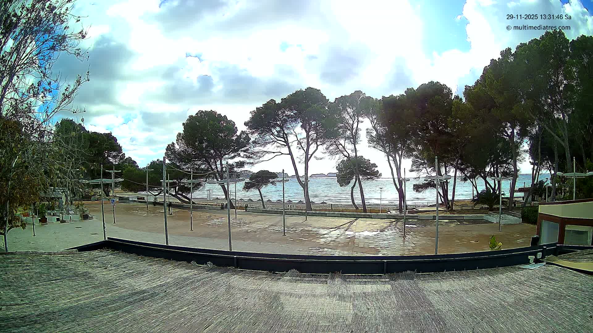 Paguera, Torà Beach Southwest from Red Rubber Duck Live Cam- Mallorca, Balearic Islands, Spain