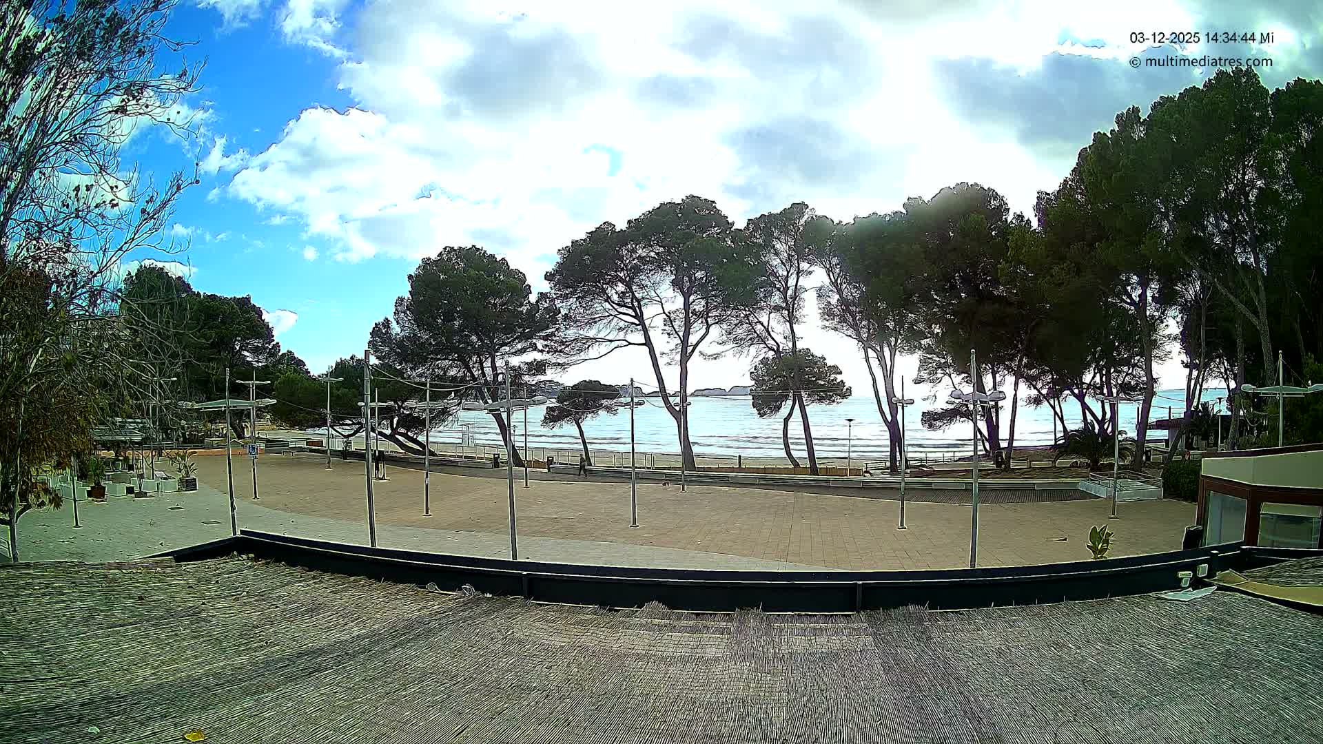 Paguera, Torà Beach Southwest from Red Rubber Duck Live Cam- Mallorca, Balearic Islands, Spain