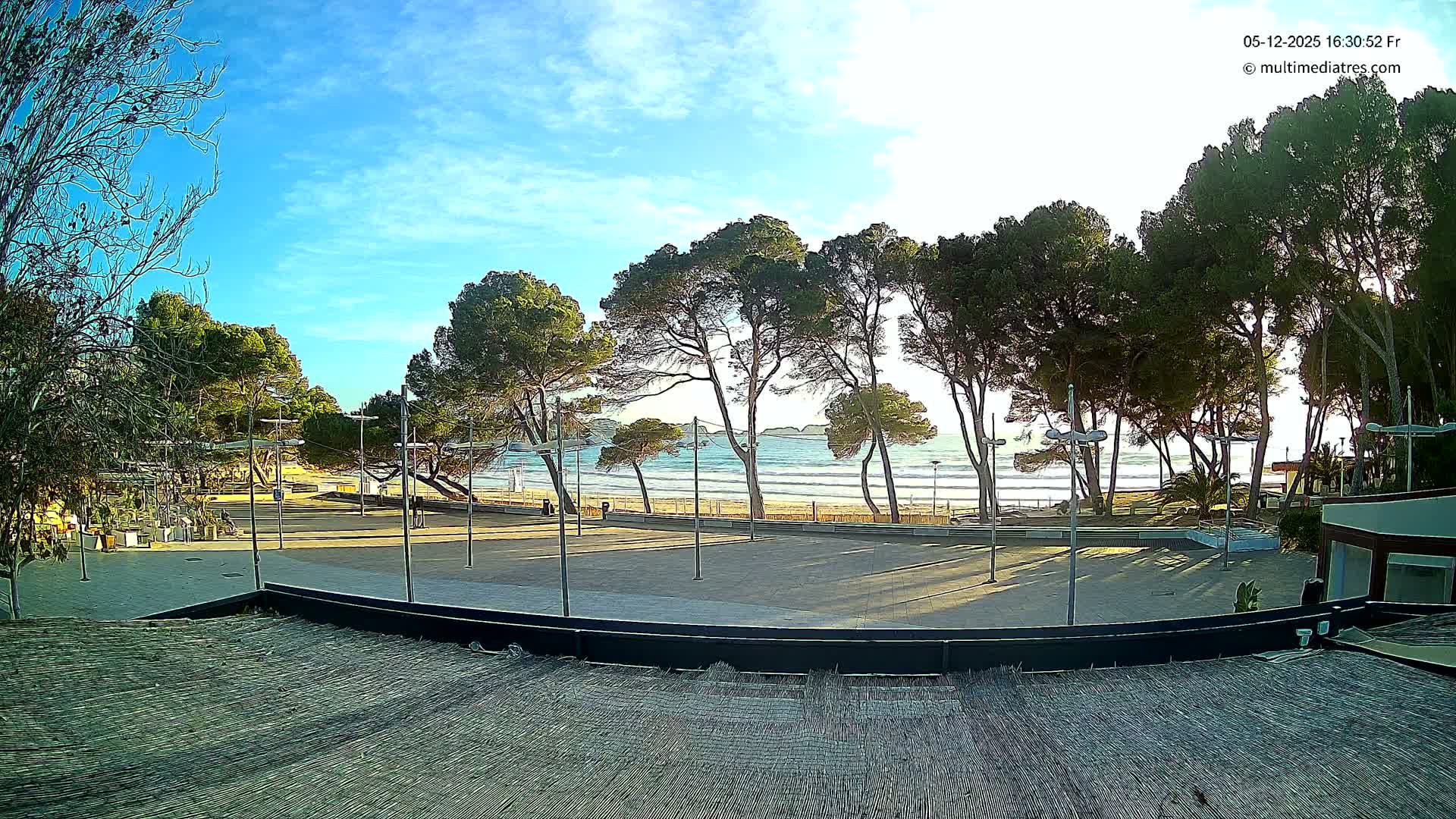 Paguera, Torà Beach Southwest from Red Rubber Duck Live Cam- Mallorca, Balearic Islands, Spain