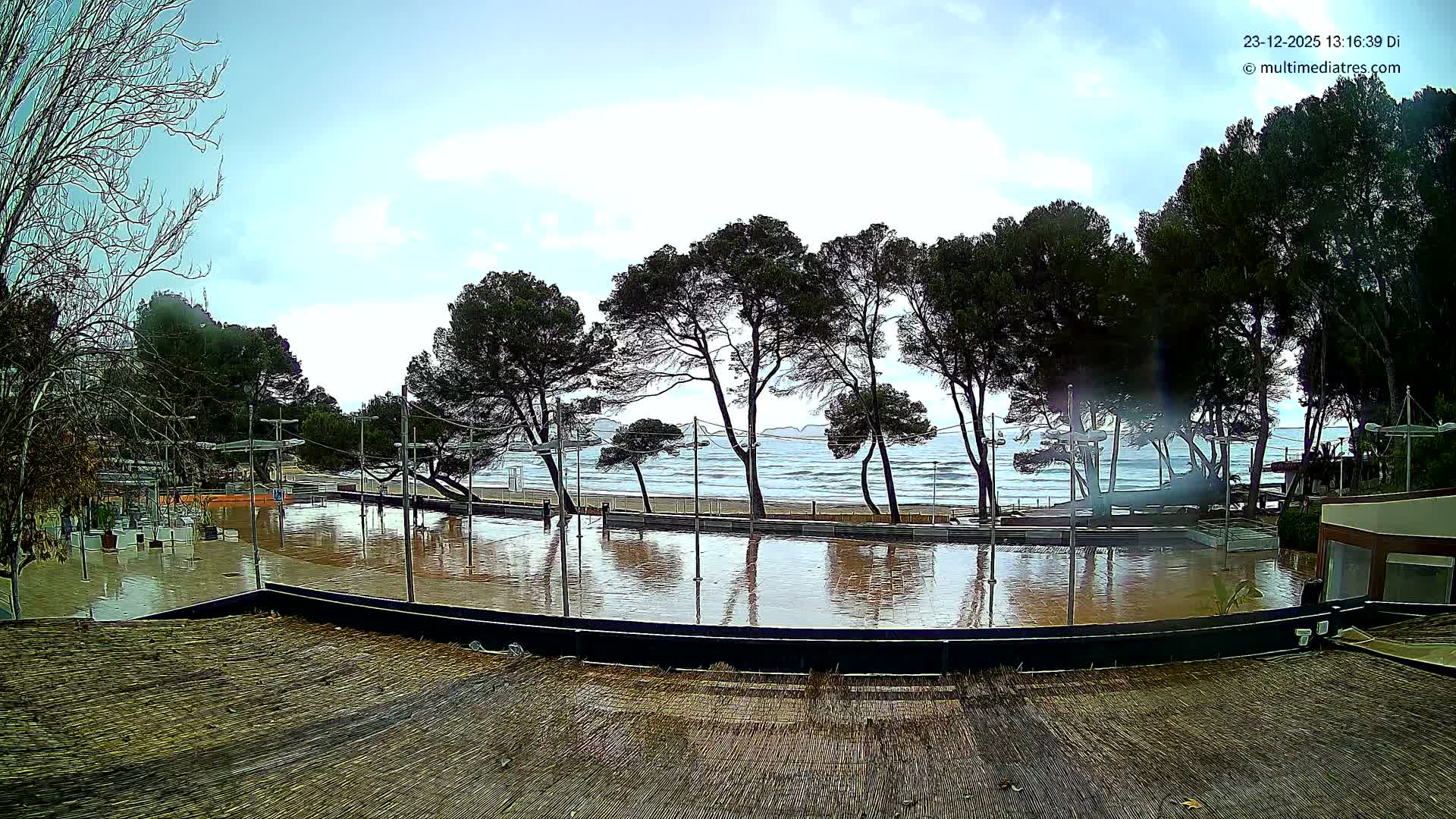 Paguera, Torà Beach Southwest from Red Rubber Duck Live Cam- Mallorca, Balearic Islands, Spain