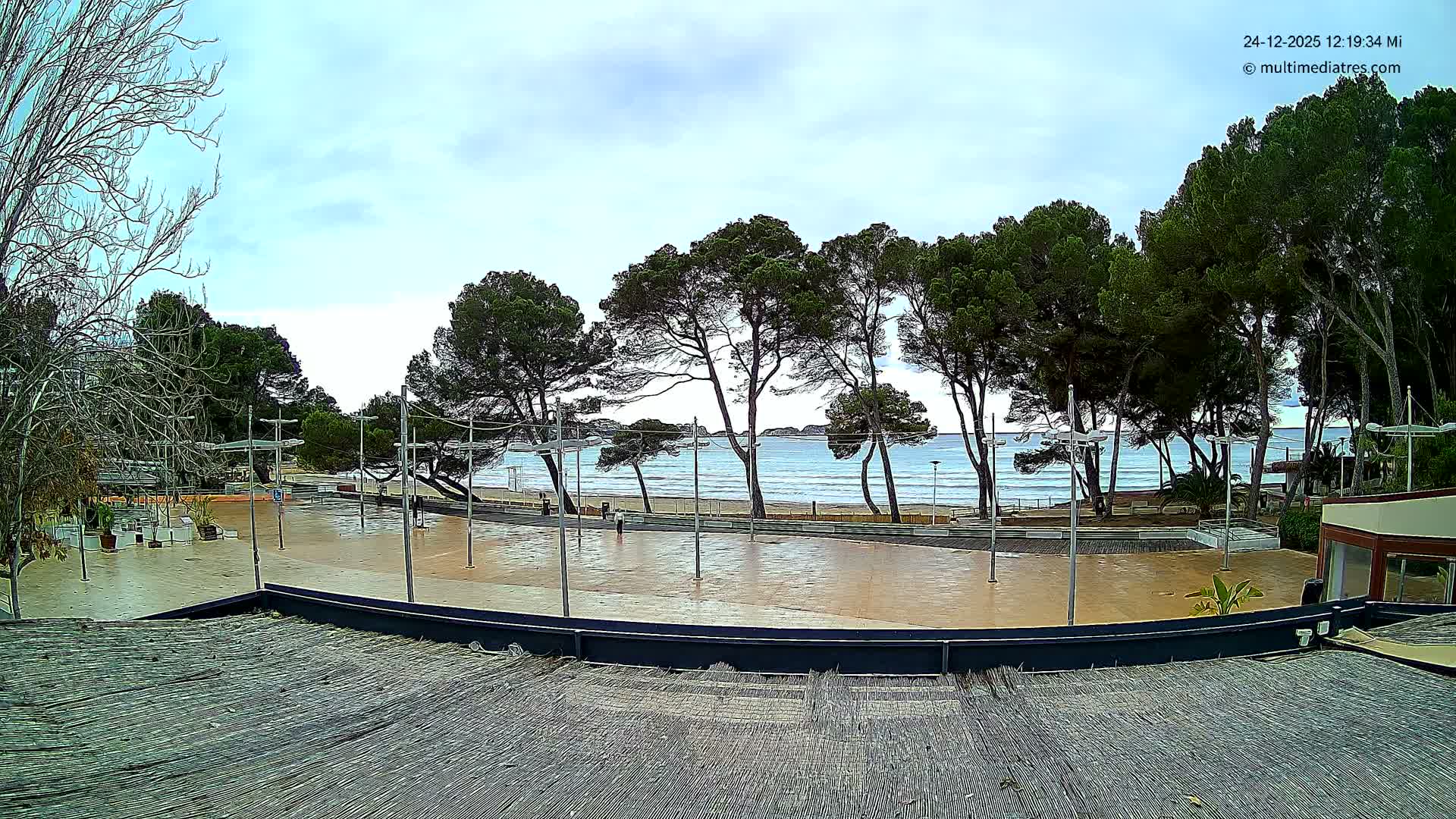Paguera, Torà Beach Southwest from Red Rubber Duck Live Cam- Mallorca, Balearic Islands, Spain