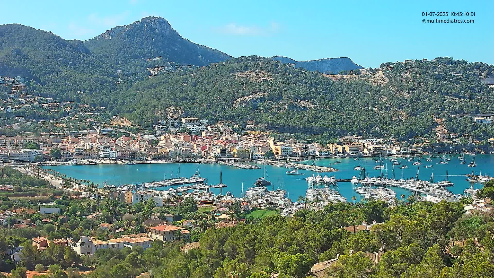 Mallorca Port d'Andratx City View Live Cam - Balearic Islands, Spain