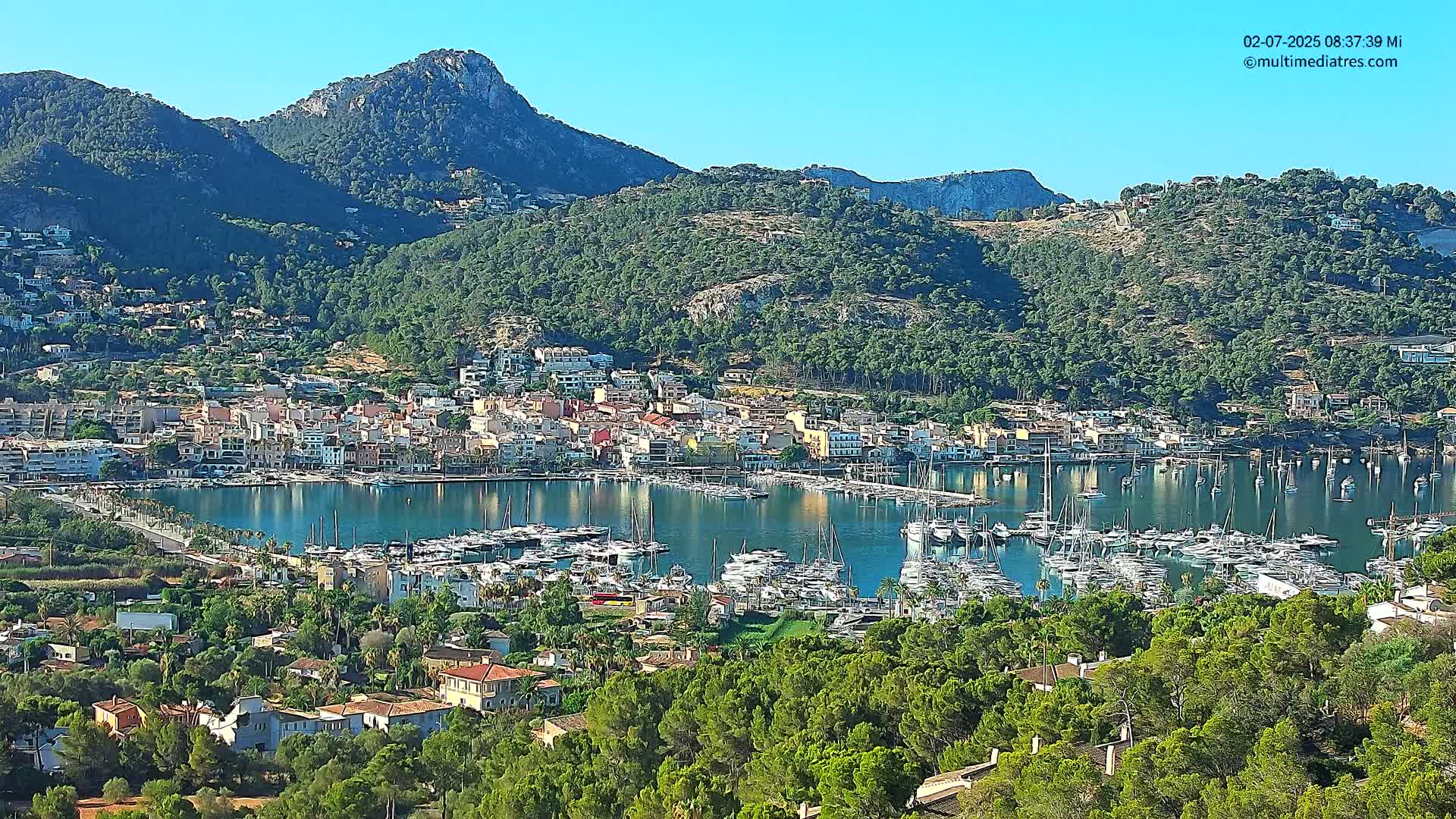 Mallorca Port d'Andratx City View Live Cam - Balearic Islands, Spain