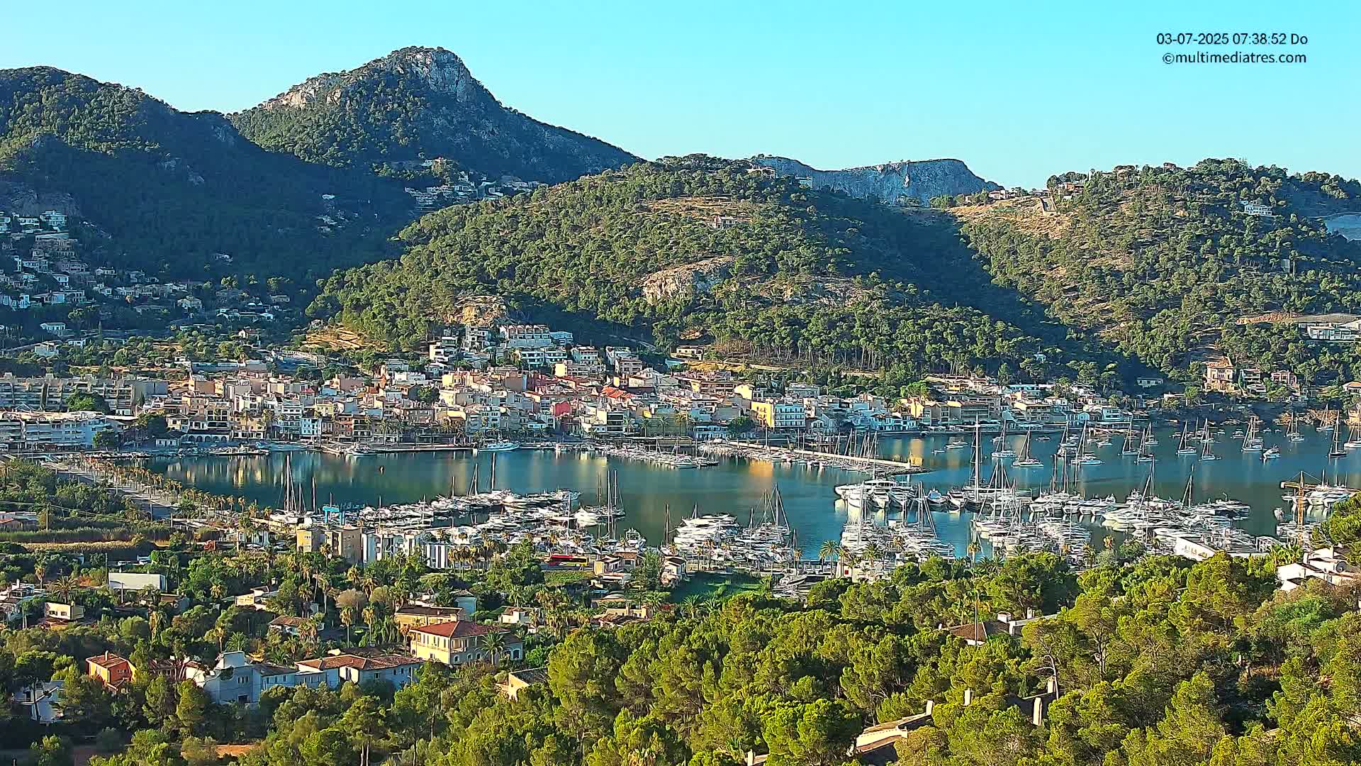 Mallorca Port d'Andratx City View Live Cam - Balearic Islands, Spain