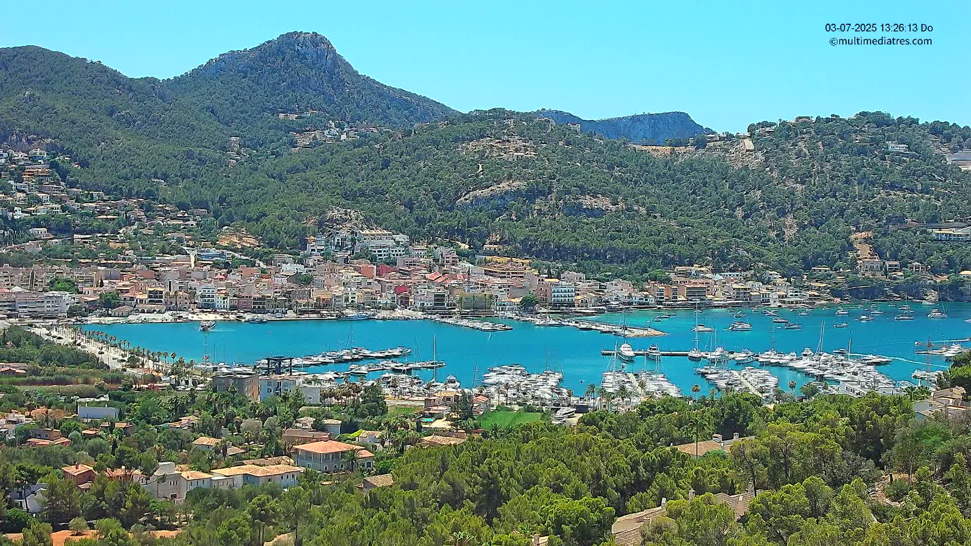 Mallorca Port d'Andratx City View Live Cam - Balearic Islands, Spain