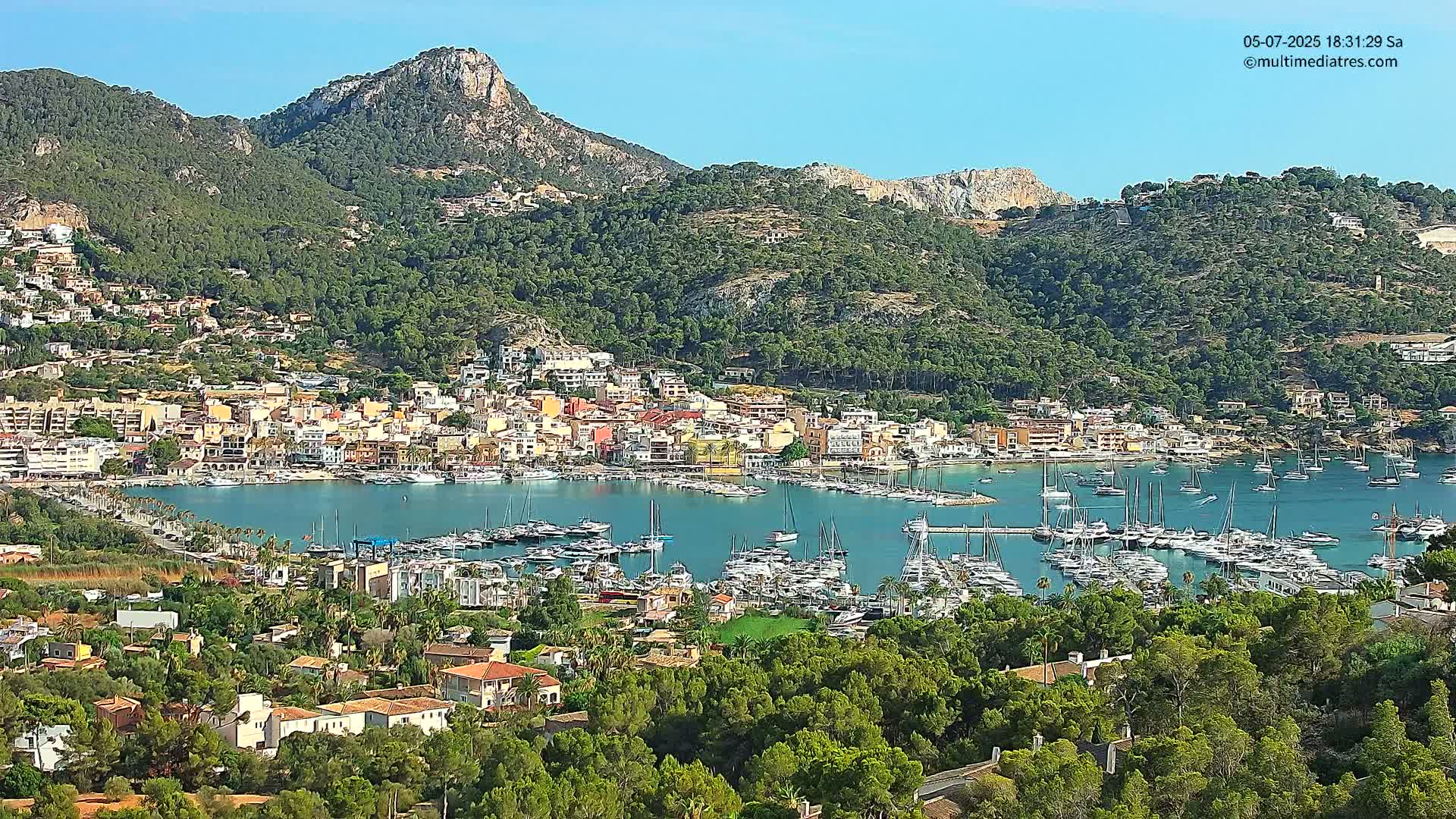 Mallorca Port d'Andratx City View Live Cam - Balearic Islands, Spain
