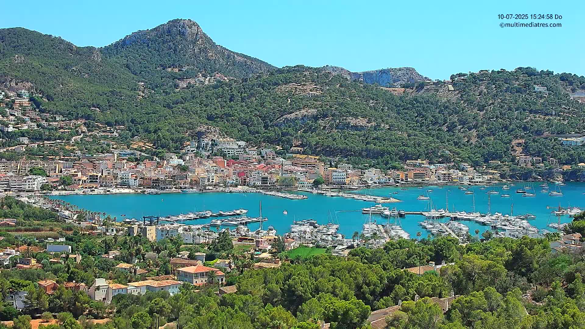 Mallorca Port d'Andratx City View Live Cam - Balearic Islands, Spain