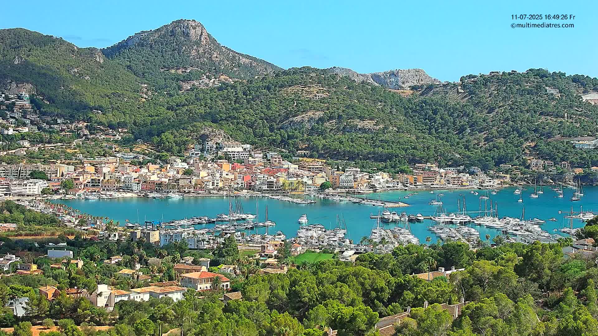 Mallorca Port d'Andratx City View Live Cam - Balearic Islands, Spain