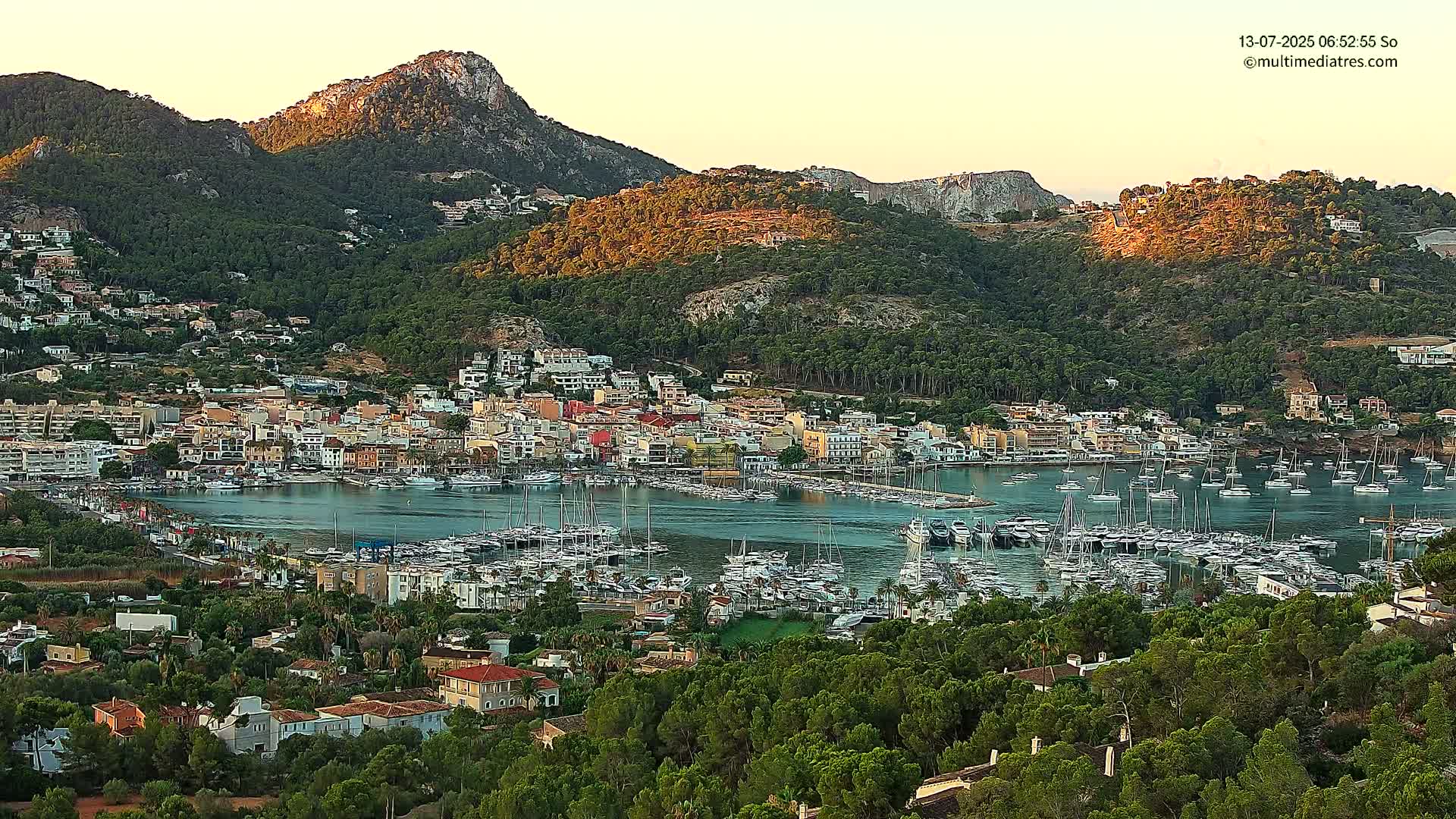 Mallorca Port d'Andratx City View Live Cam - Balearic Islands, Spain
