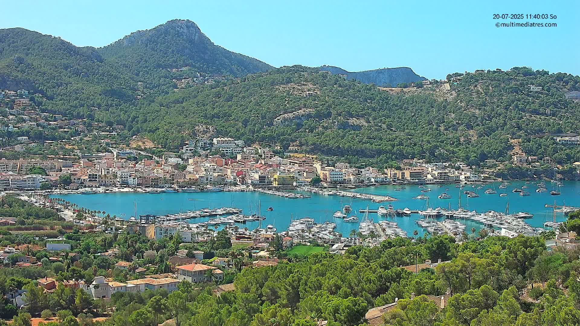 Mallorca Port d'Andratx City View Live Cam - Balearic Islands, Spain