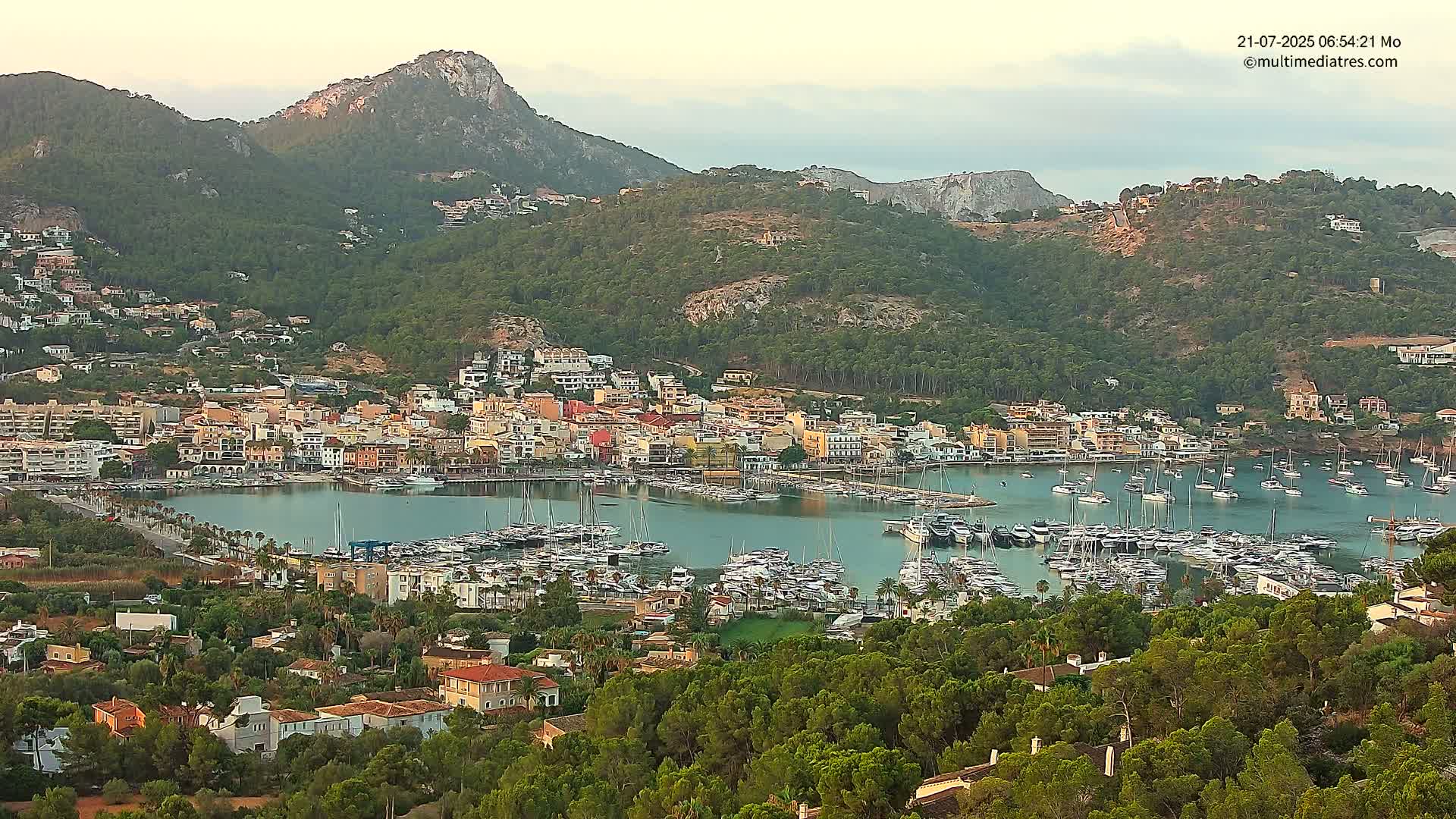 Mallorca Port d'Andratx City View Live Cam - Balearic Islands, Spain
