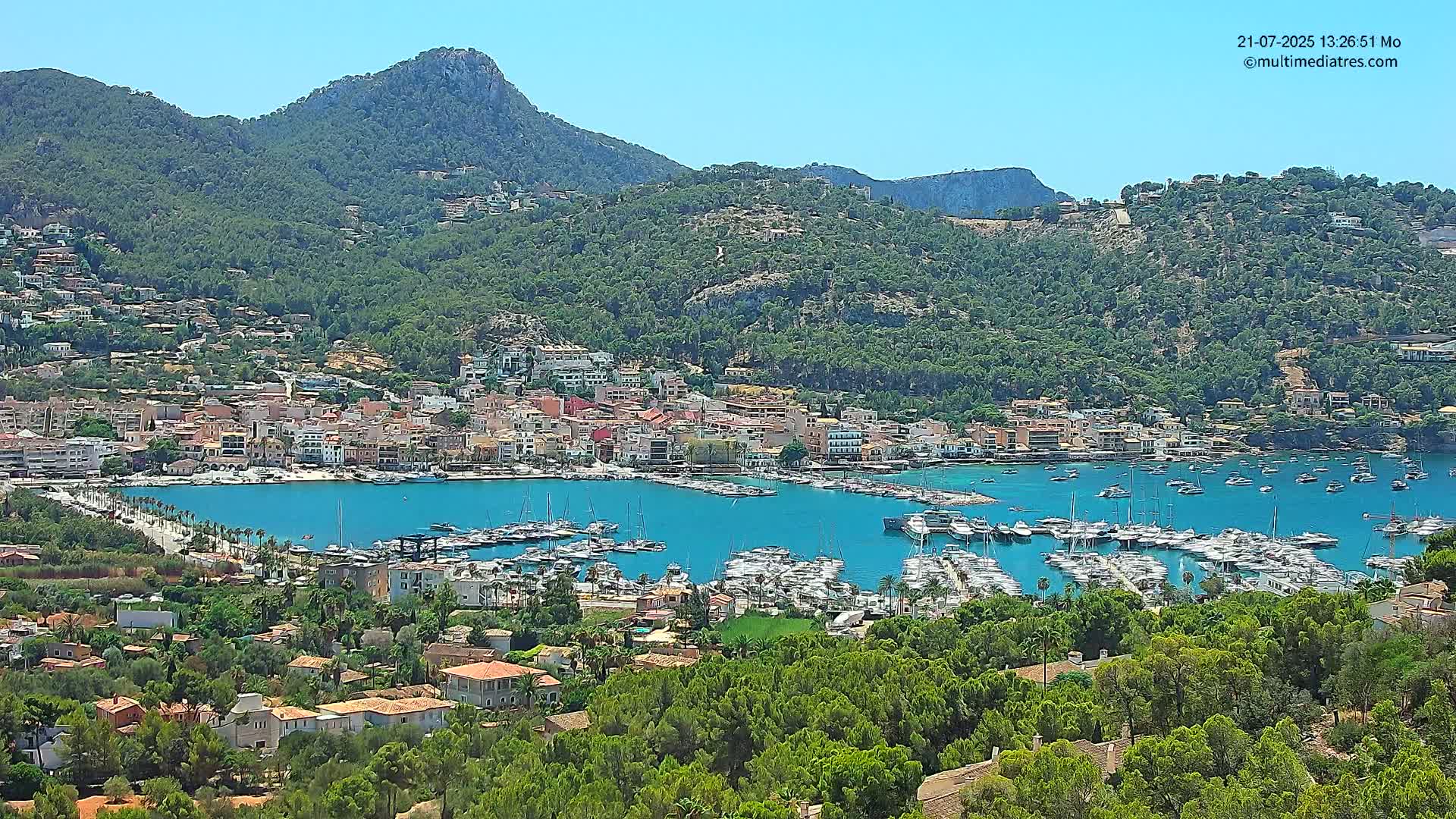 Mallorca Port d'Andratx City View Live Cam - Balearic Islands, Spain