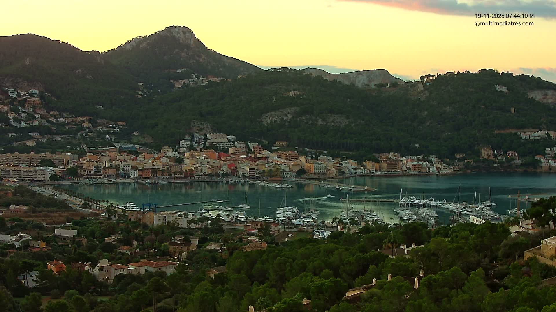 Mallorca Port d'Andratx City View Live Cam - Balearic Islands, Spain
