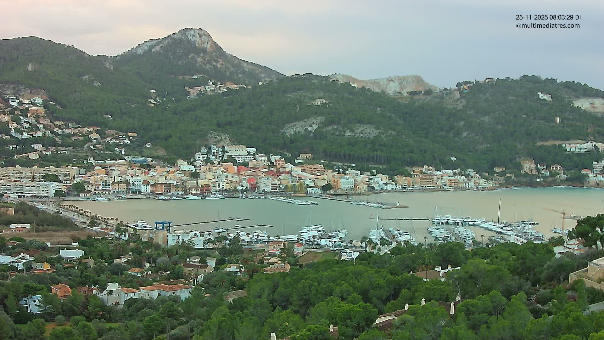 Mallorca Port d'Andratx City View Live Cam - Balearic Islands, Spain