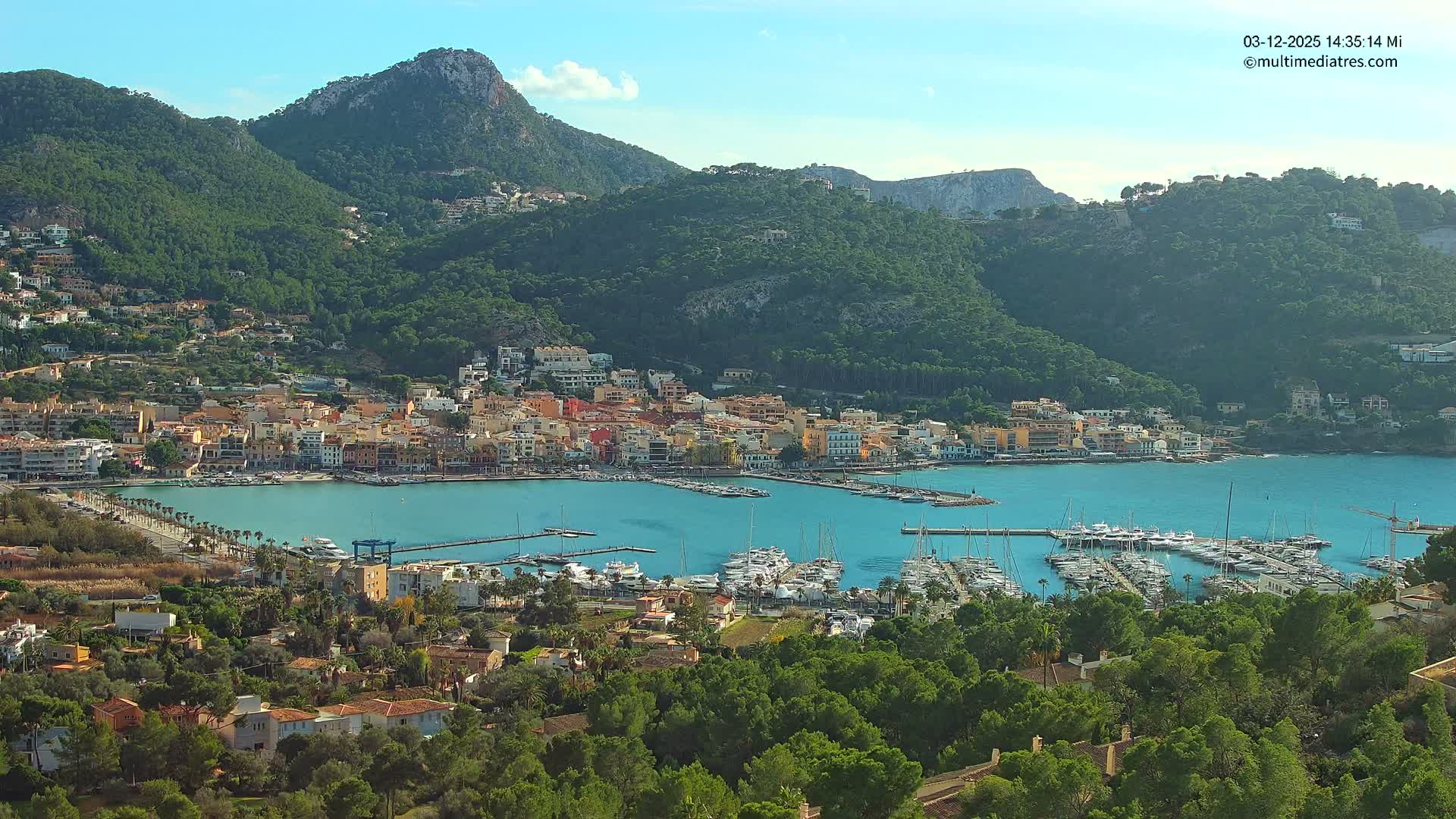 Mallorca Port d'Andratx City View Live Cam - Balearic Islands, Spain