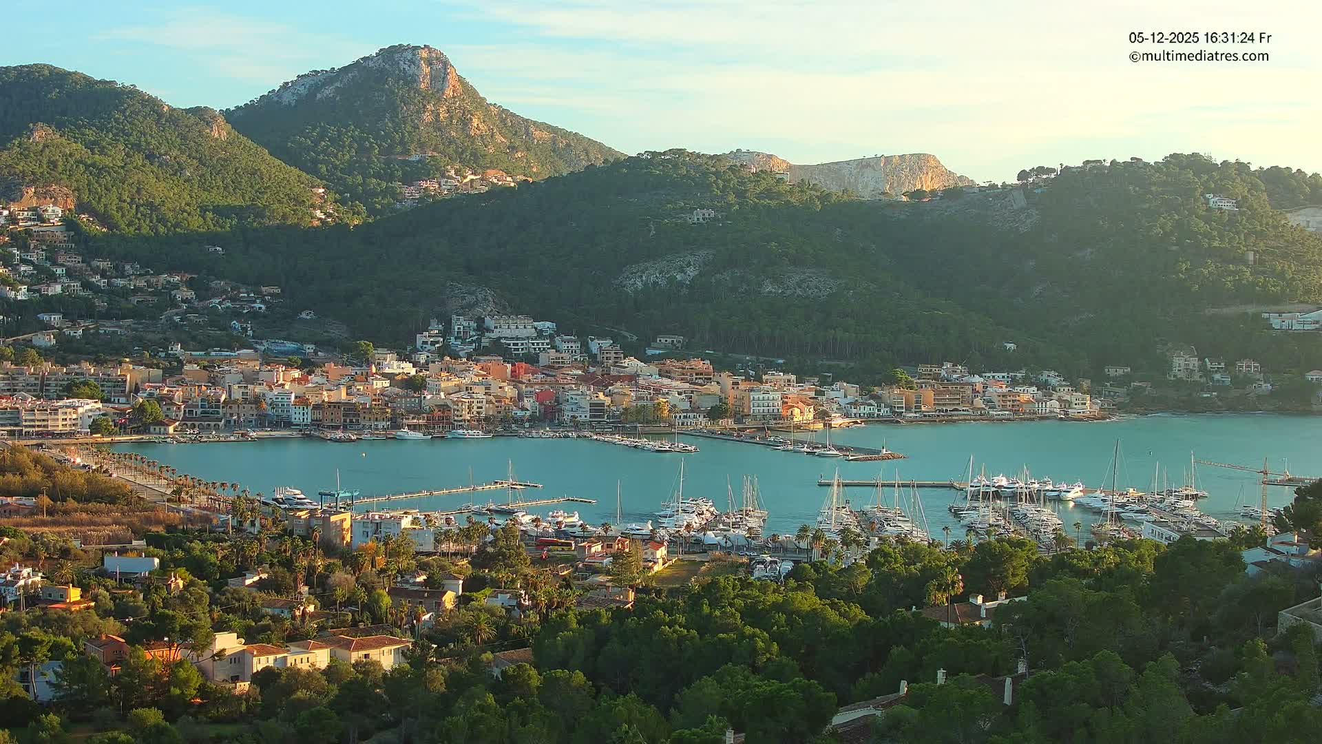 Mallorca Port d'Andratx City View Live Cam - Balearic Islands, Spain