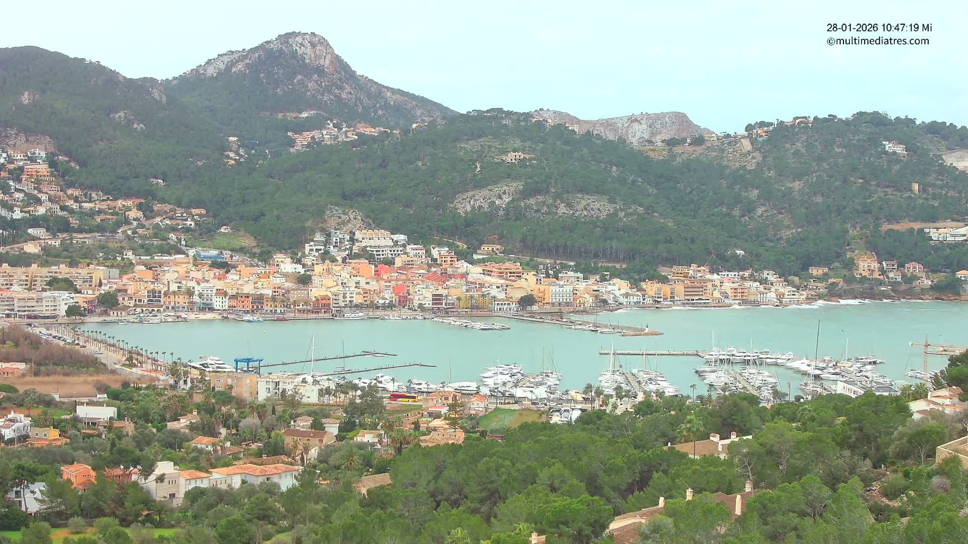 Mallorca Port d'Andratx City View Live Cam - Balearic Islands, Spain