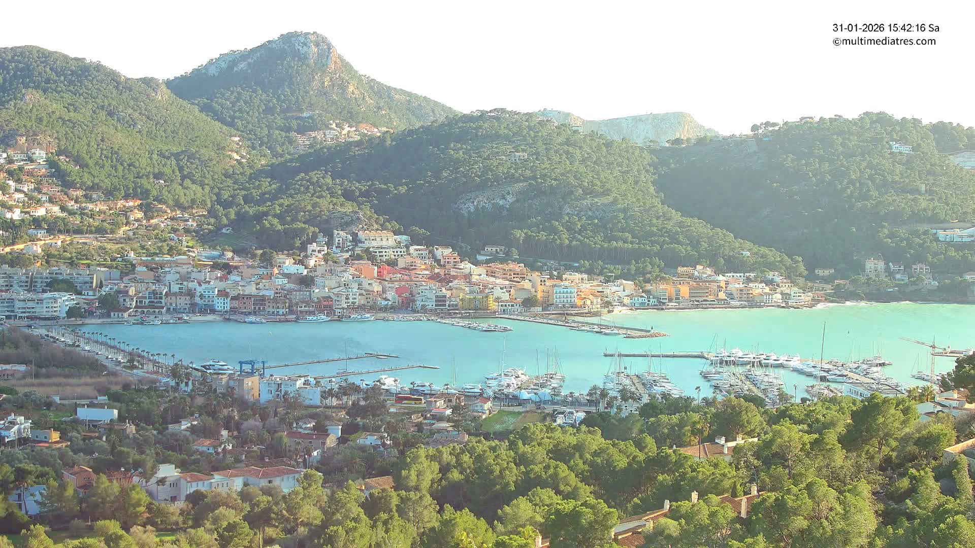 Mallorca Port d'Andratx City View Live Cam - Balearic Islands, Spain