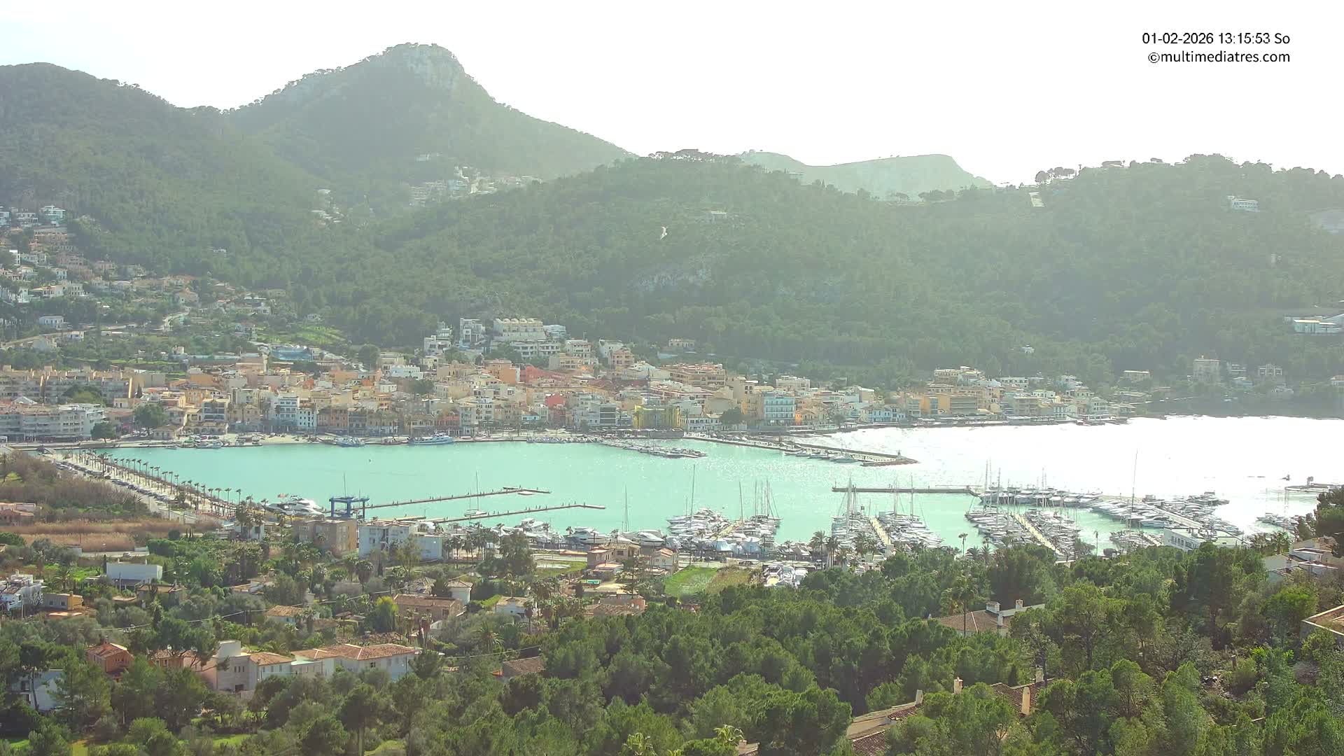 Mallorca Port d'Andratx City View Live Cam - Balearic Islands, Spain