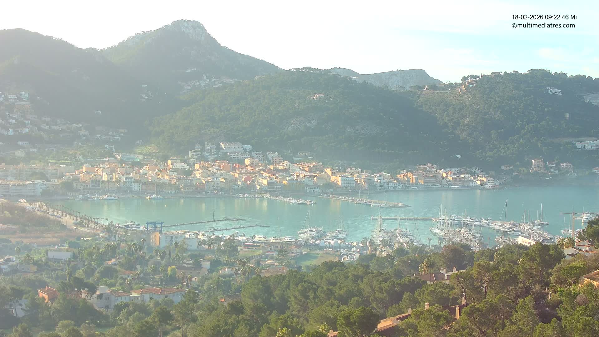 Mallorca Port d'Andratx City View Live Cam - Balearic Islands, Spain