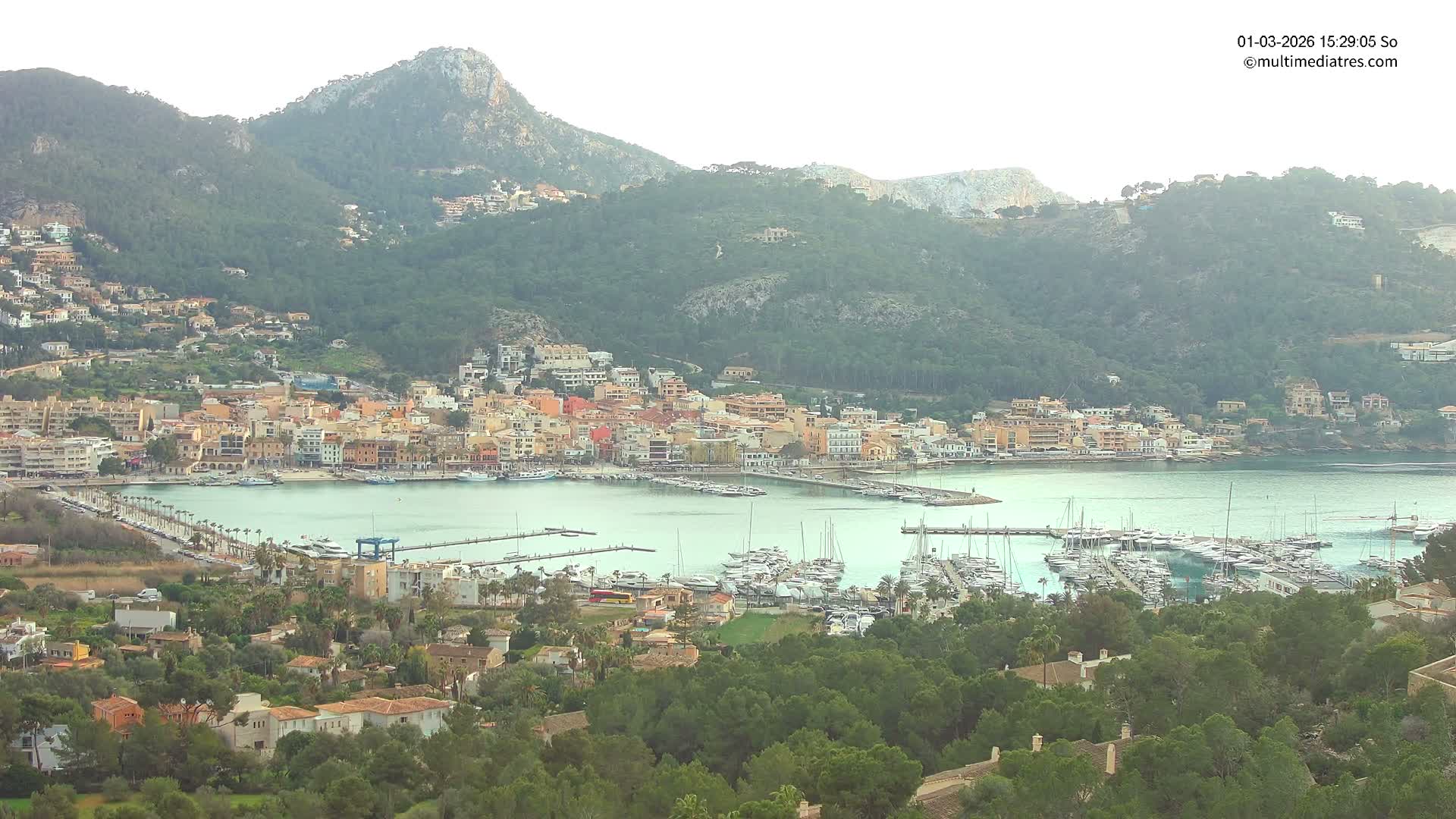 Mallorca Port d'Andratx City View Live Cam - Balearic Islands, Spain