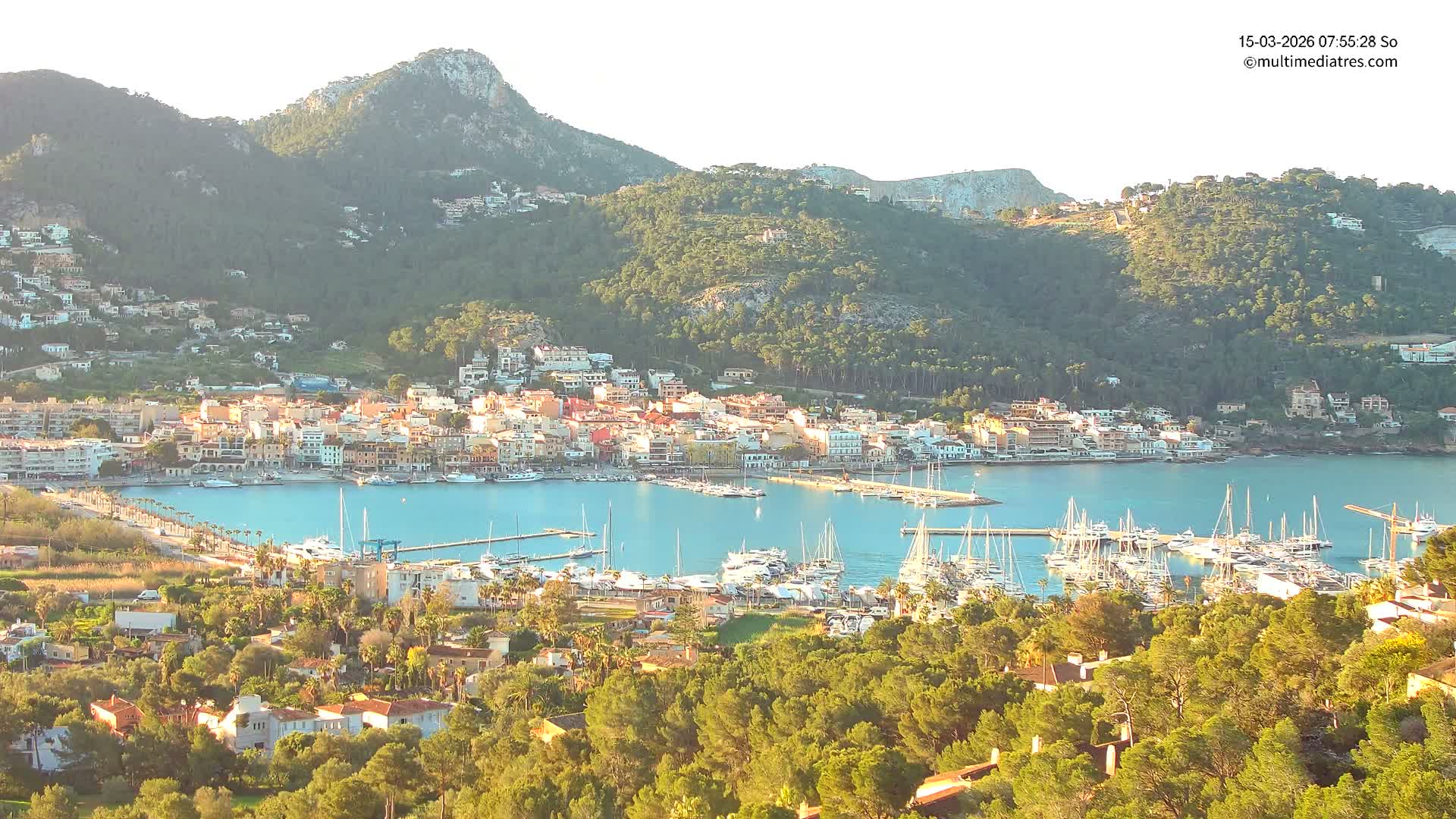 Mallorca Port d'Andratx City View Live Cam - Balearic Islands, Spain